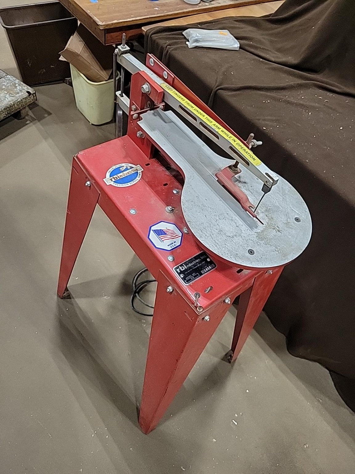 Vintage RBI Hawk Model 214 Precision Scroll Saw