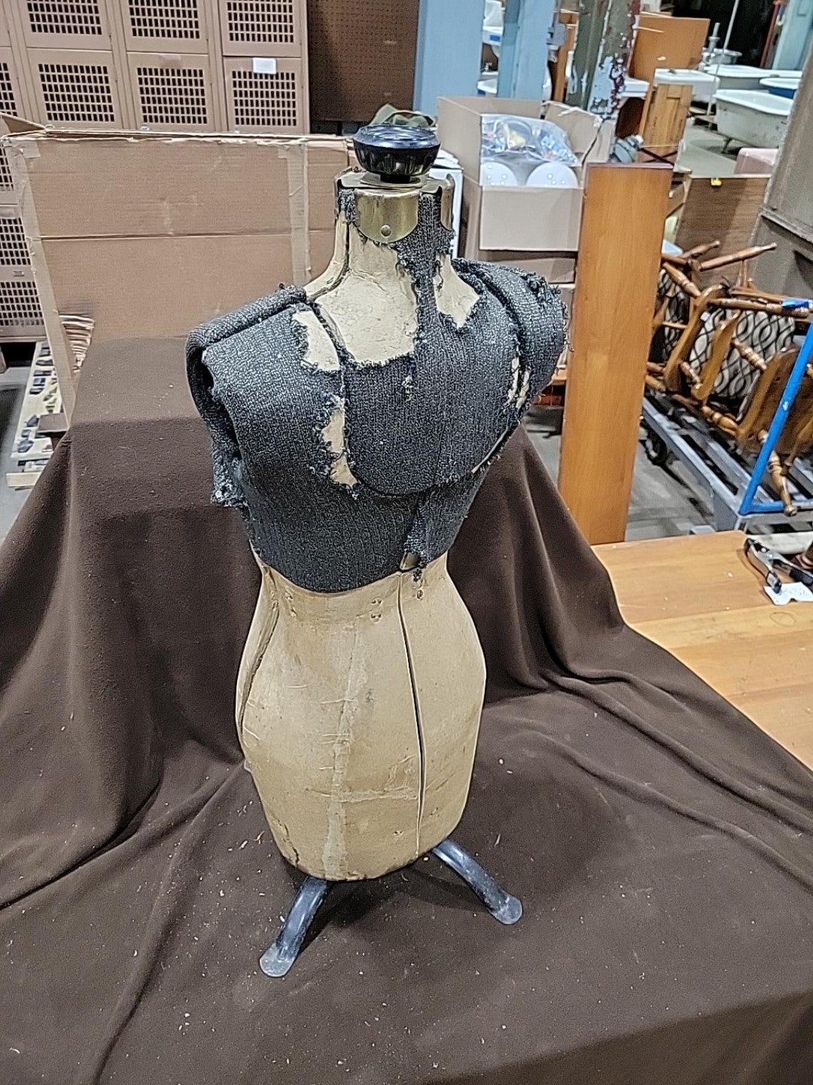 Vintage Adjustable Female Dress Form Mannequin