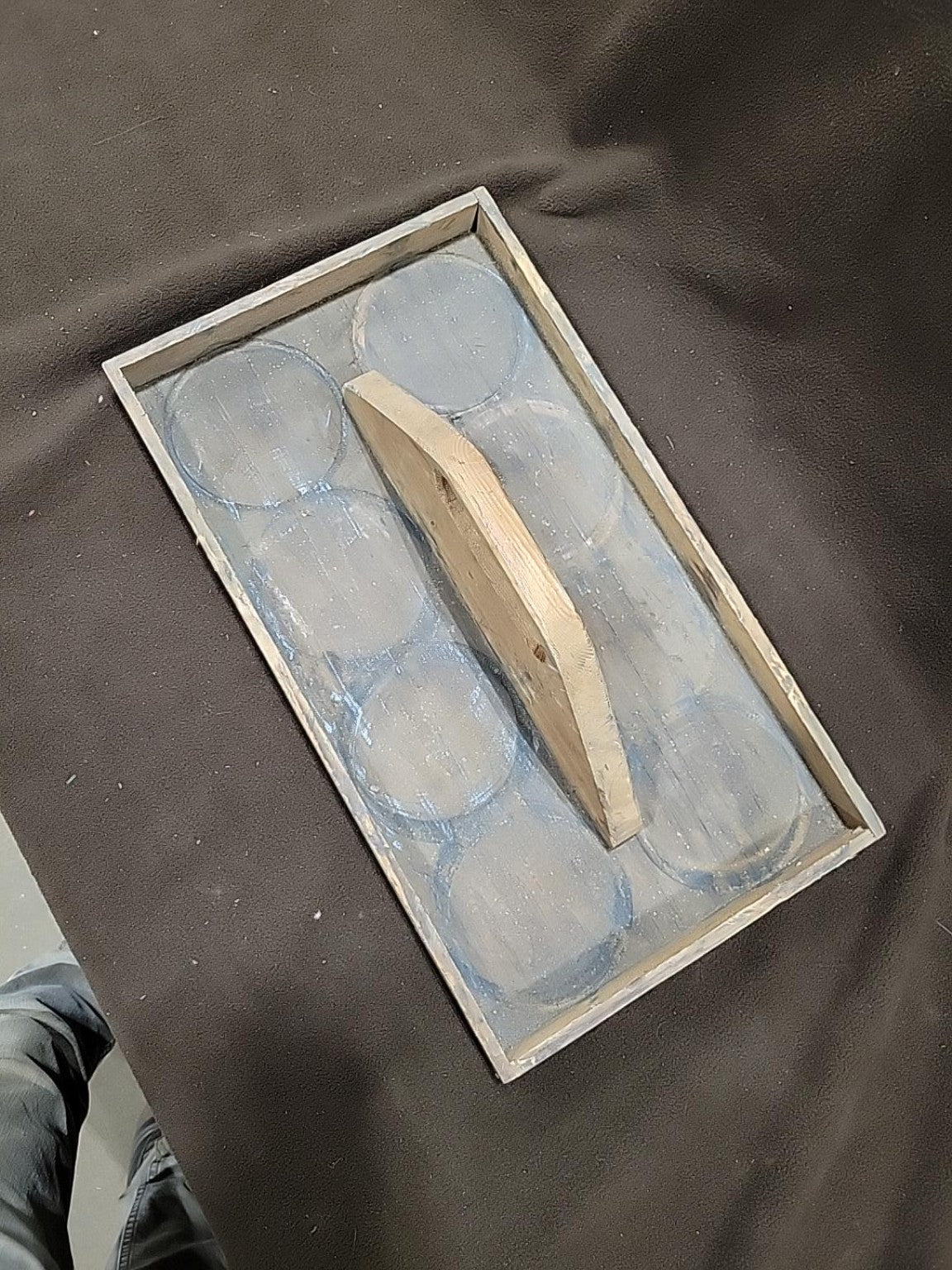 Handmade Wood & Metal Mason Jar Carrying Tray