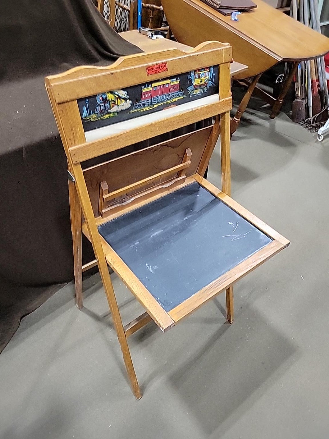 Vintage Mason & Parker Child’s Roll-Top Desk Easel
