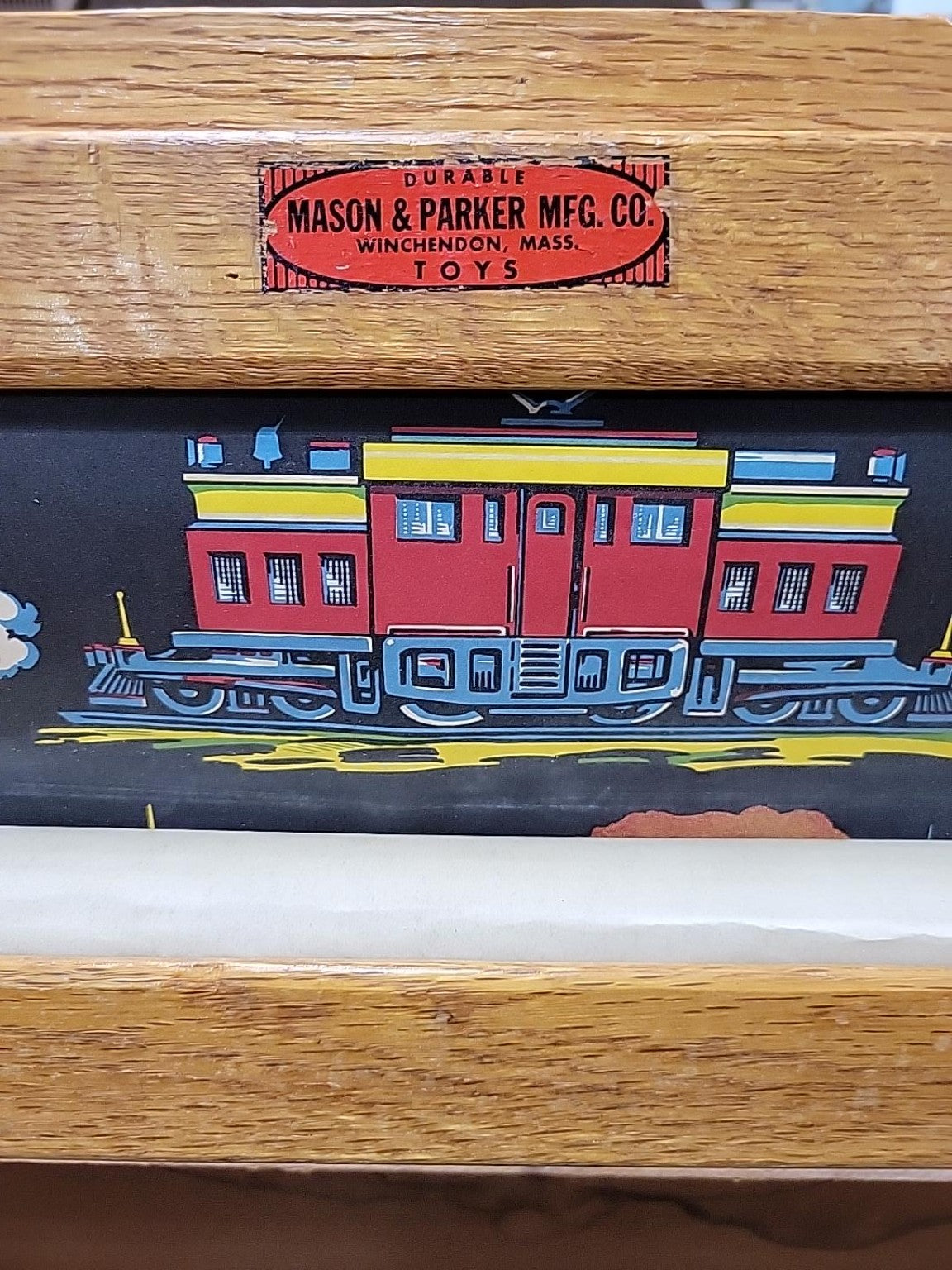 Vintage Mason & Parker Child’s Roll-Top Desk Easel