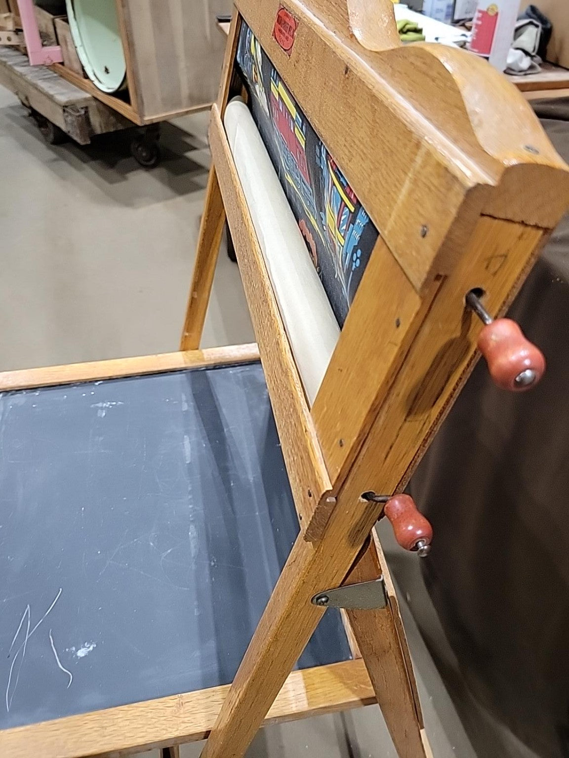 Vintage Mason & Parker Child’s Roll-Top Desk Easel