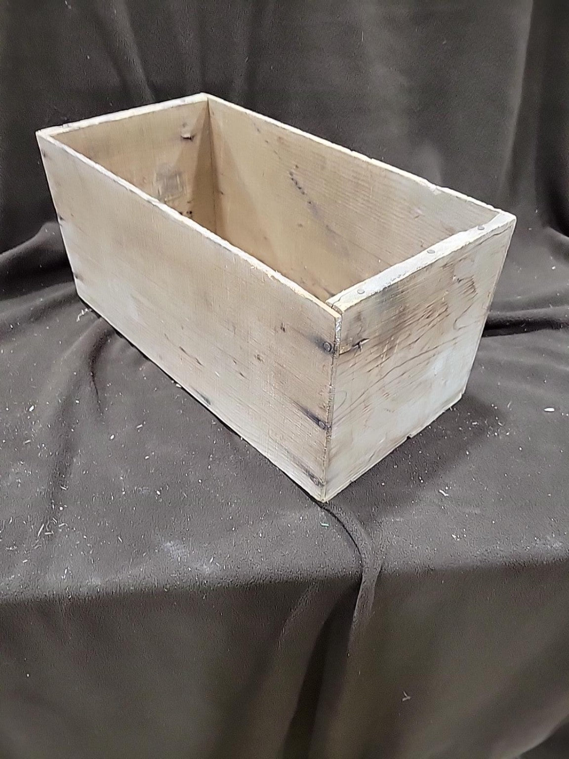 Rustic Salvaged Wood Storage Box
