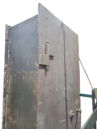 Vintage Industrial Vault Door Set with Yale Lock
