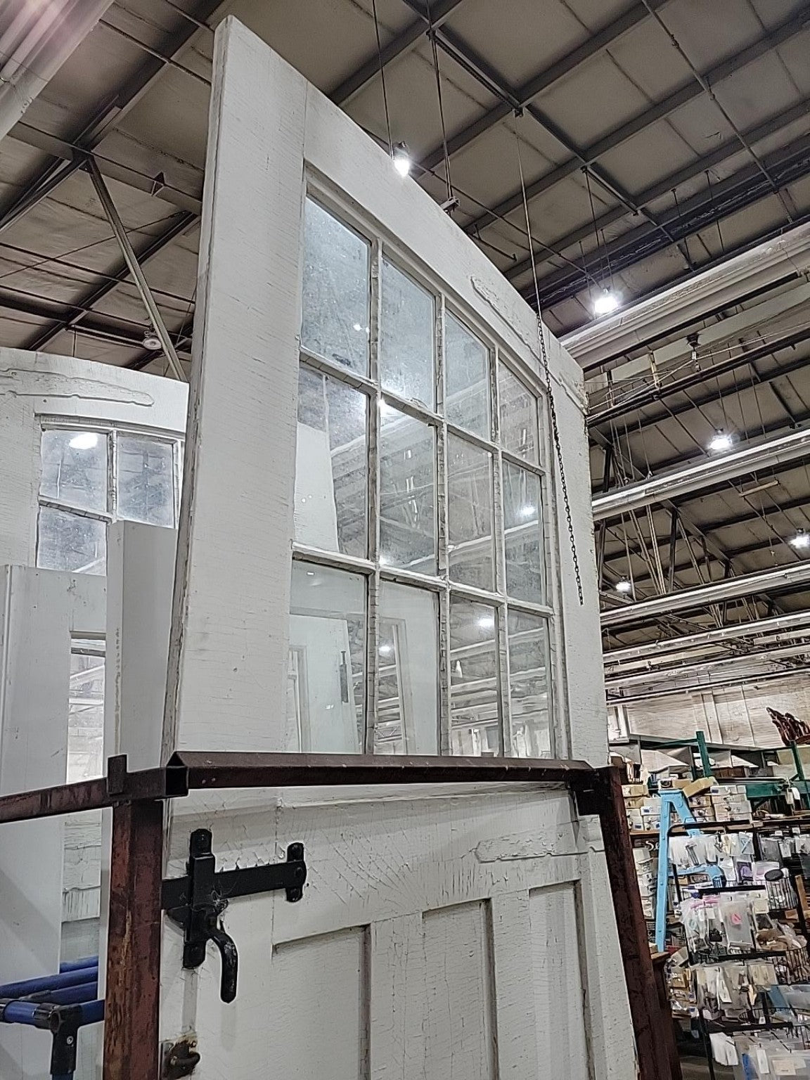 Antique Arched 12-Lite Wood Entry Doors