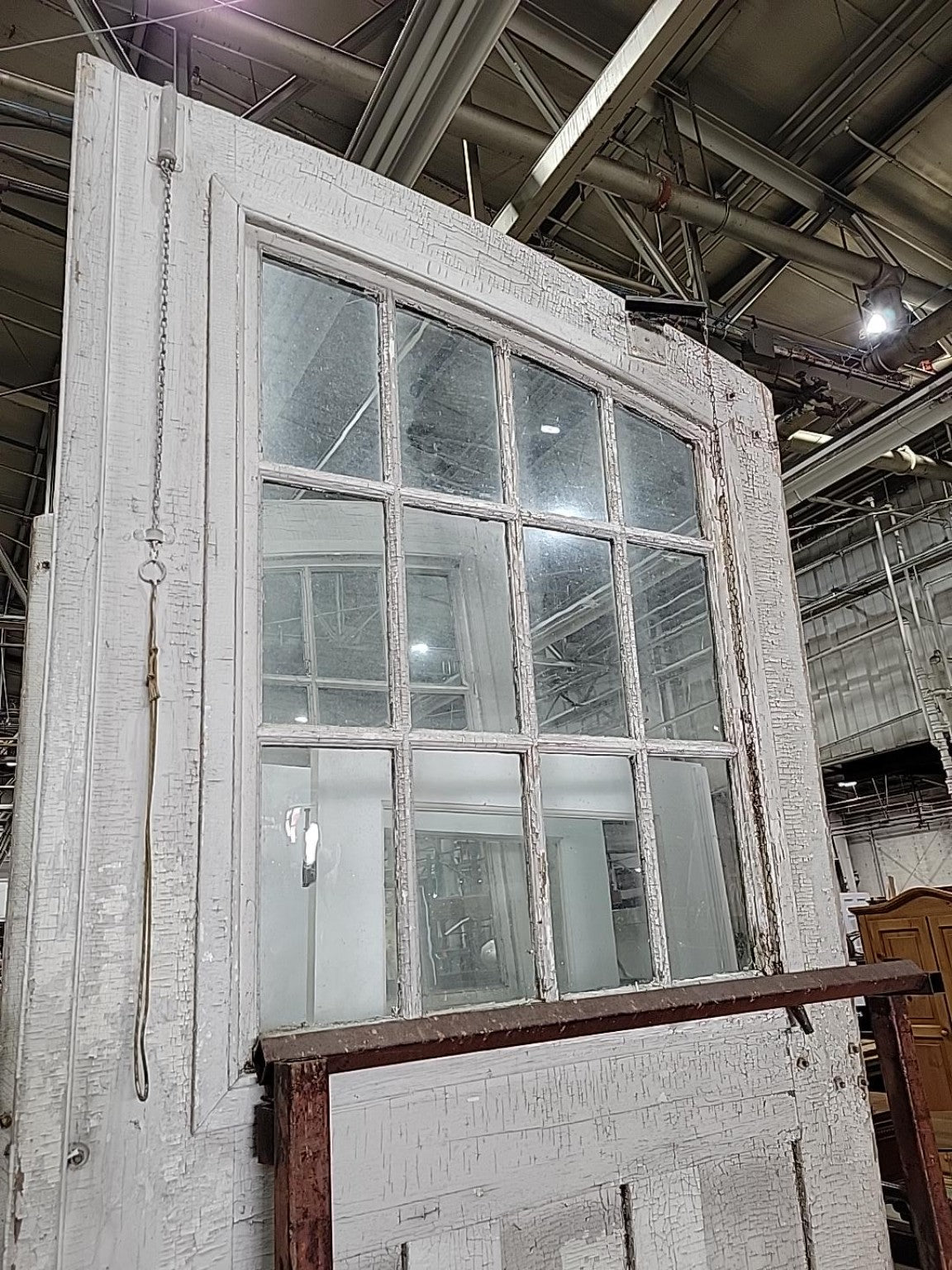 Antique Arched 12-Lite Wood Entry Doors