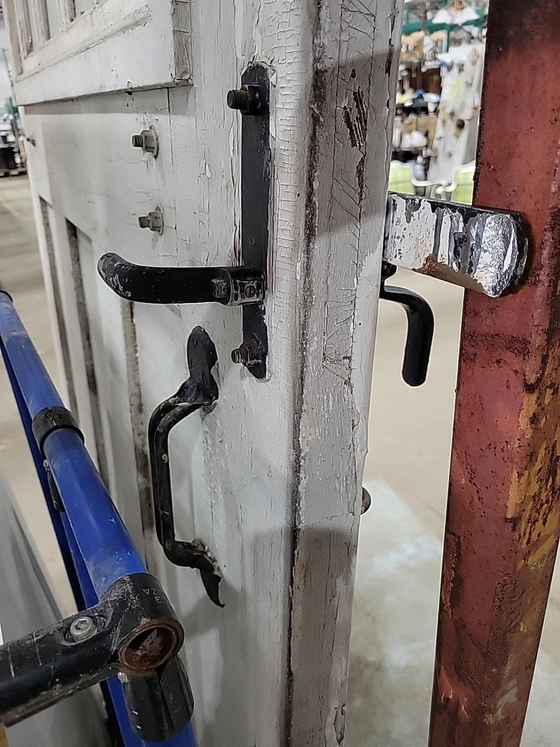 Antique Arched 12-Lite Wood Entry Doors