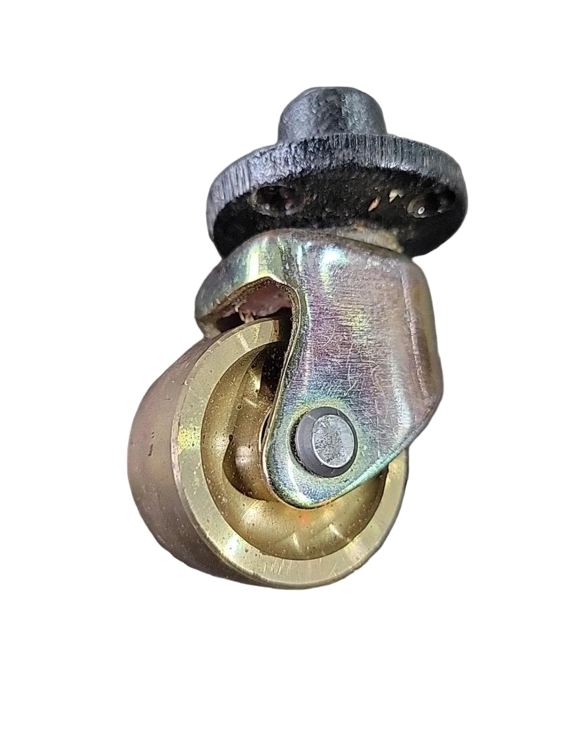 Set of 4 Brass Swivel Furniture Casters