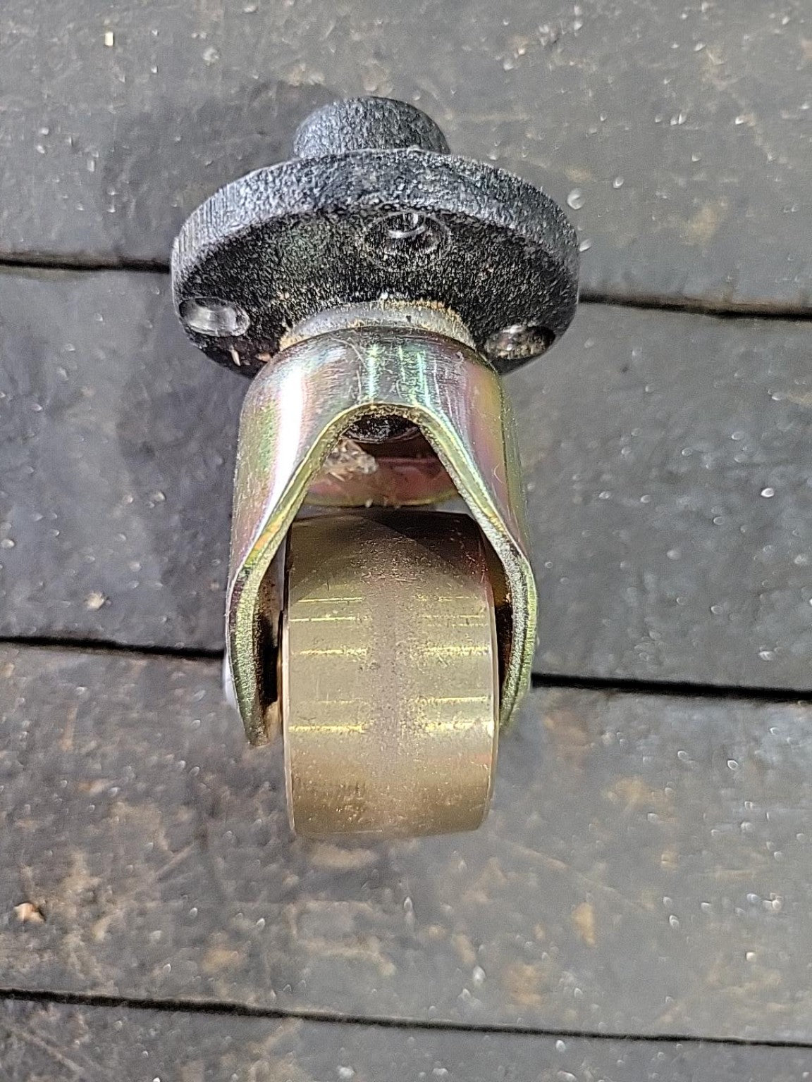 Set of 4 Brass Swivel Furniture Casters