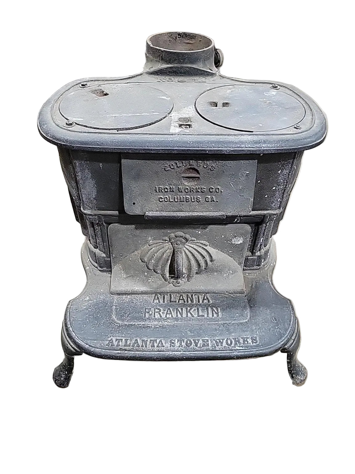 Antique Atlanta Franklin No. 8 M Cast Iron Stove