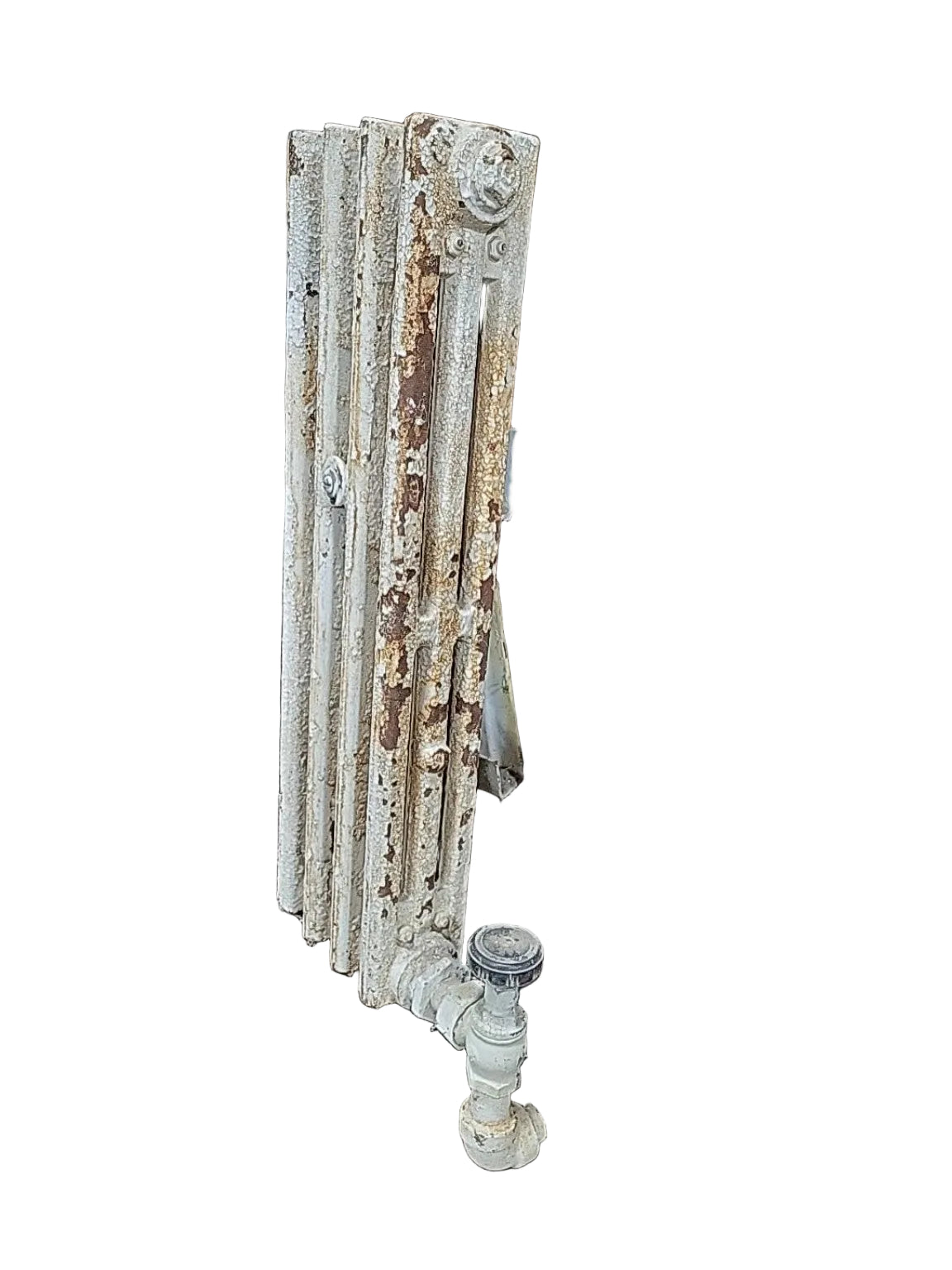 Antique 4-Fin Cast Iron Steam Radiator