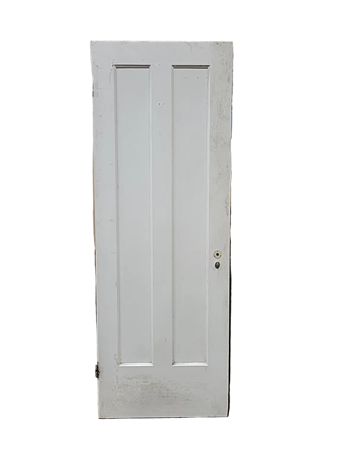 Vintage Two-Panel Solid Wood Interior Door