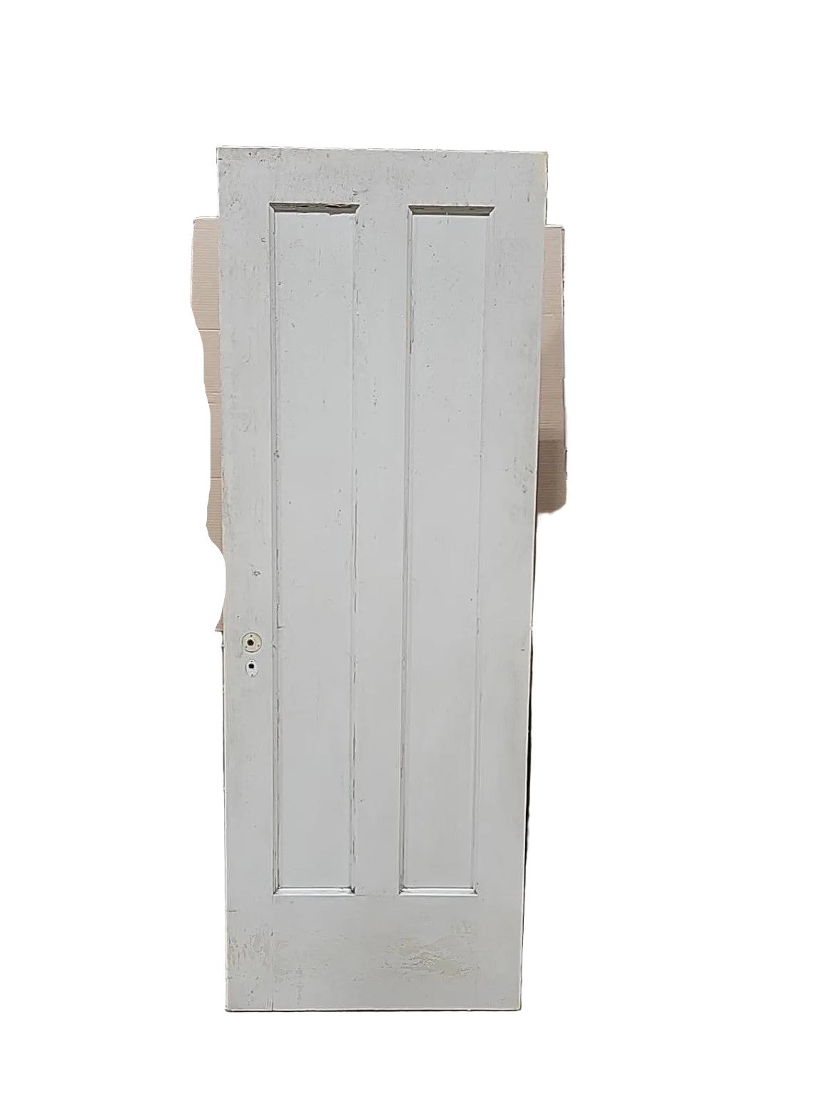 Vintage Two-Panel Solid Wood Interior Door