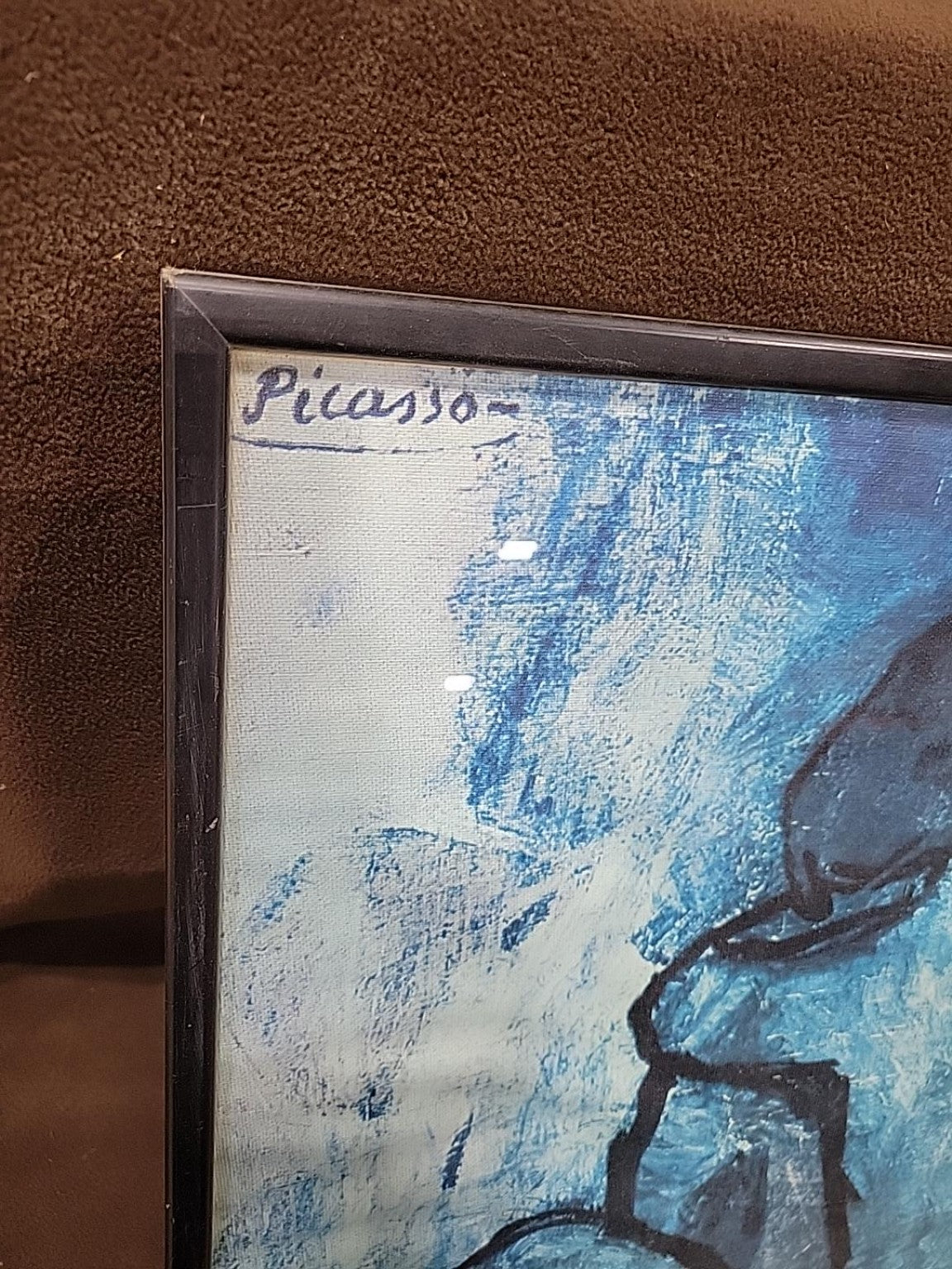Vintage Picasso Blue Period Framed Art Print