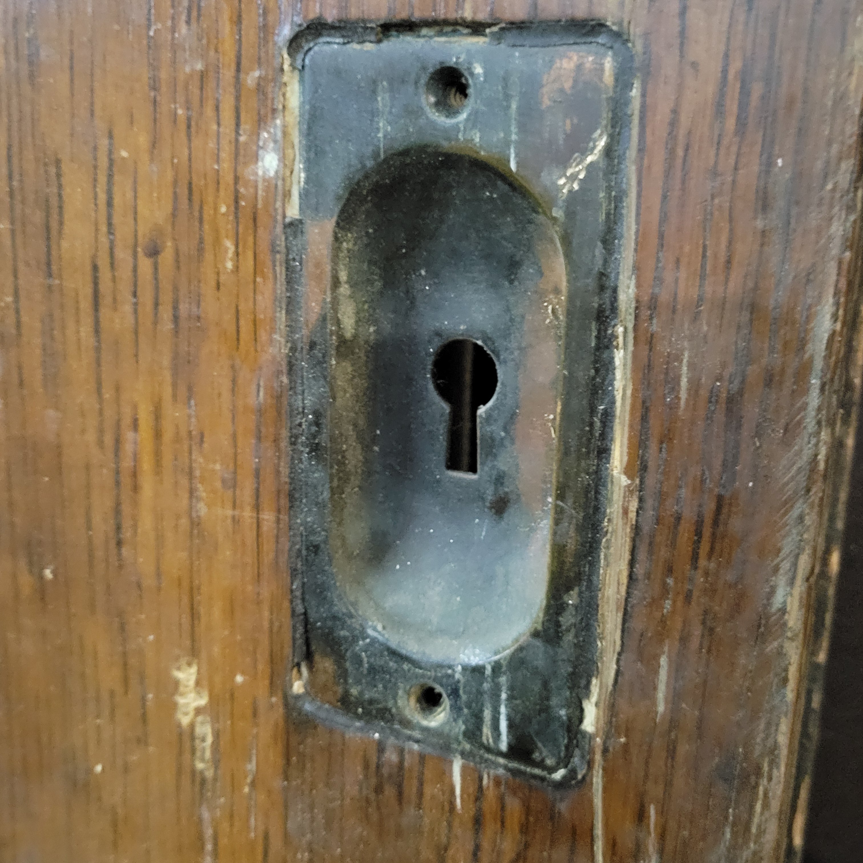 5 Panel Tiger Oak Pocket Door