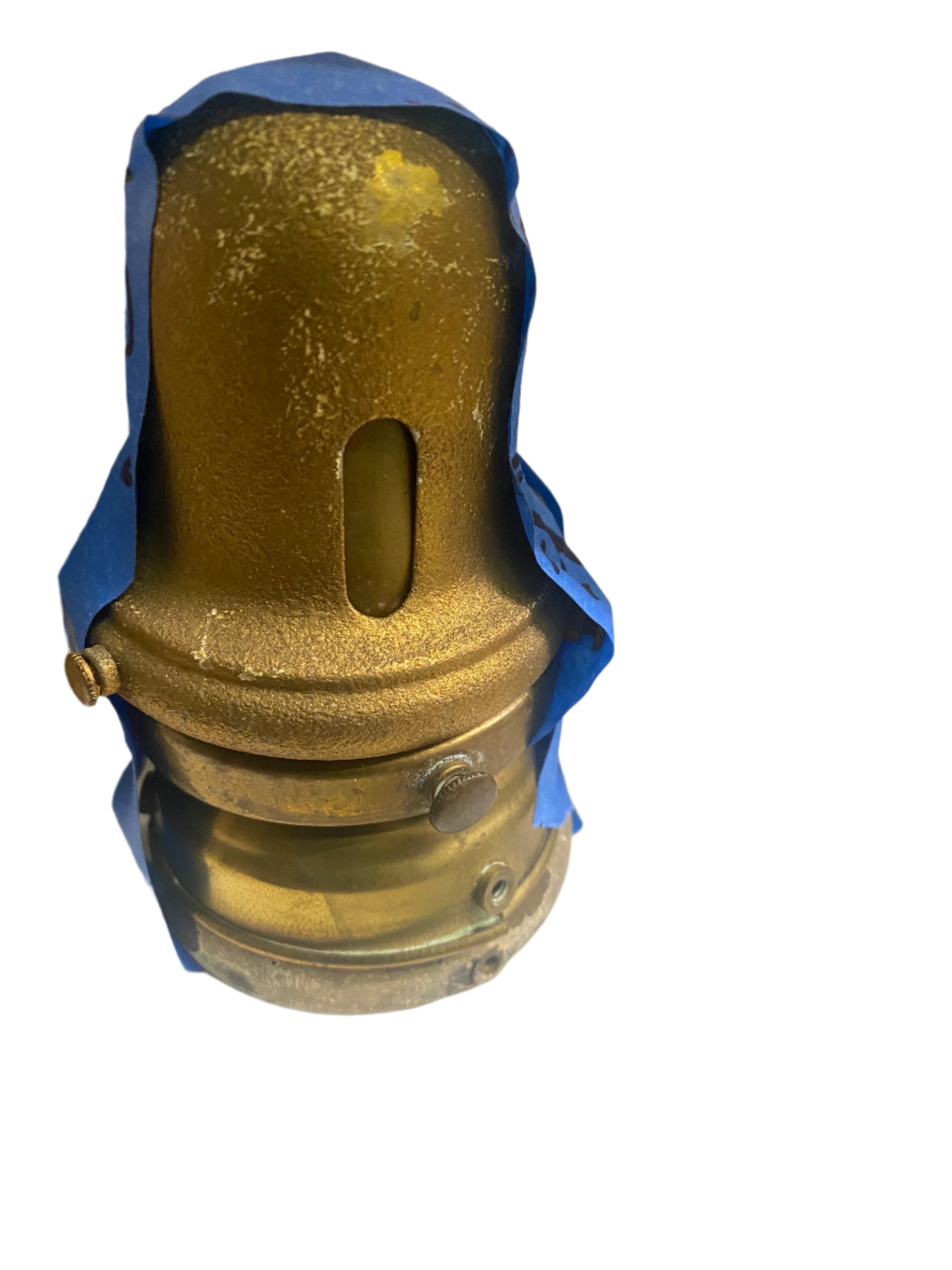 Ventilated Brass Lamp Base Component- Set of 4