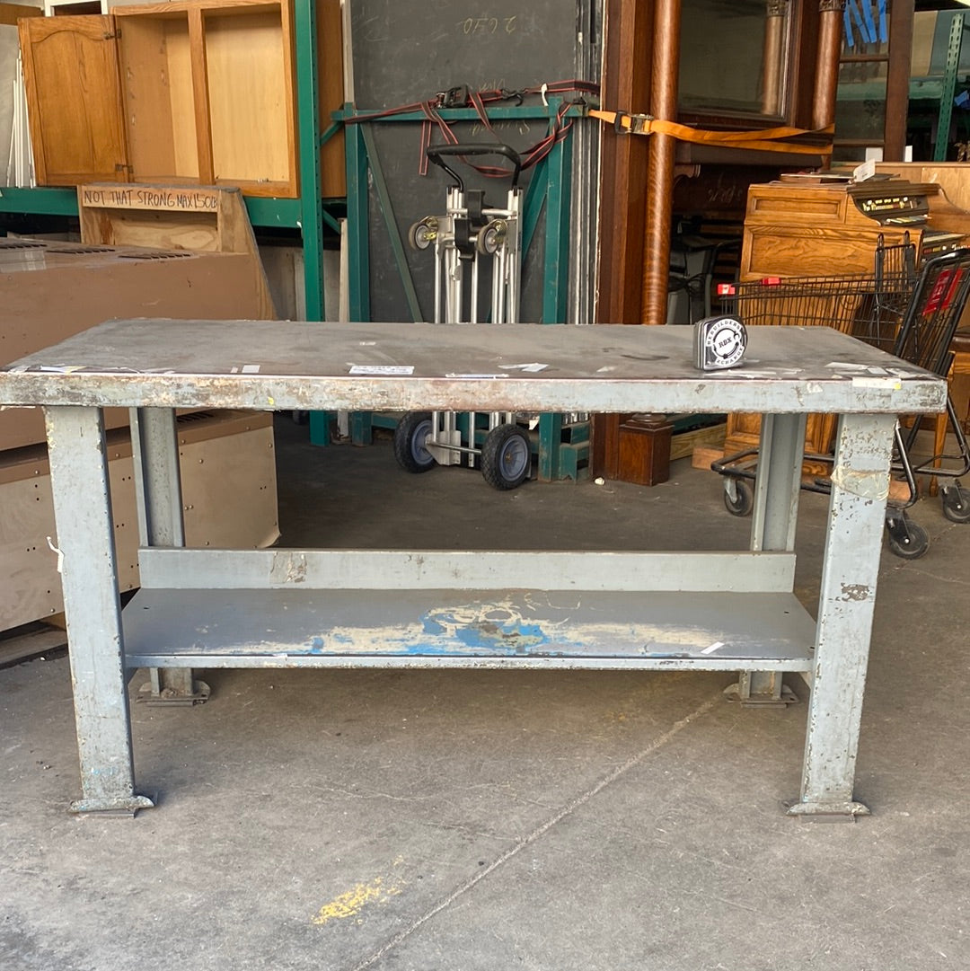 Fresh On Floor Metal Workbench