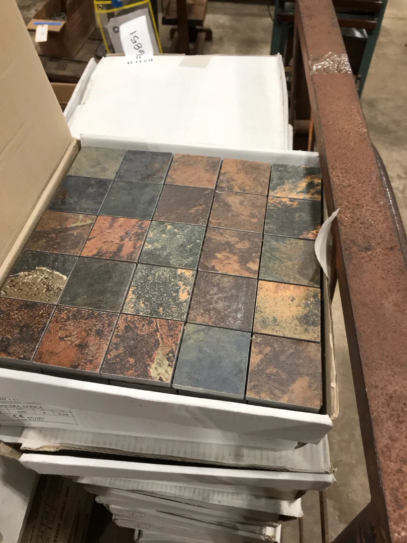 Sant'Agostino Mosaic Ceramic Tile – Multi-Stone Finish (9 Boxes available)