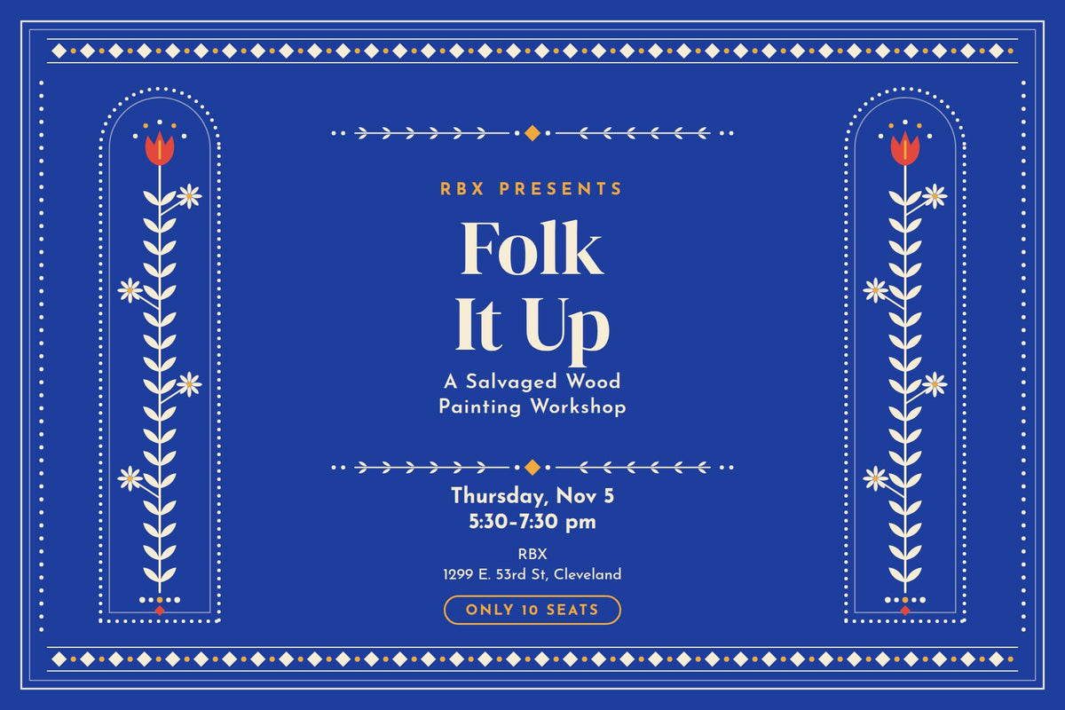 Folk It Up: A Salvaged Wood Painting Workshop with Eve Krejci