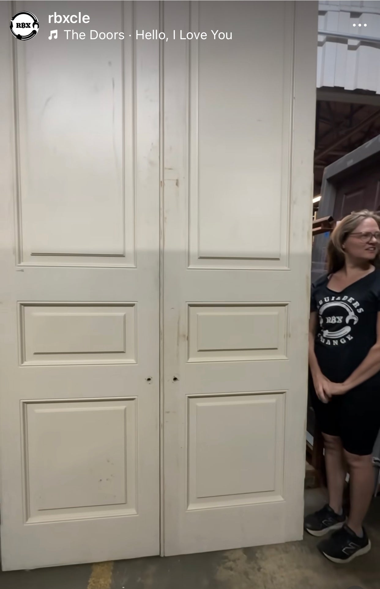 Painted Double Entry Doors