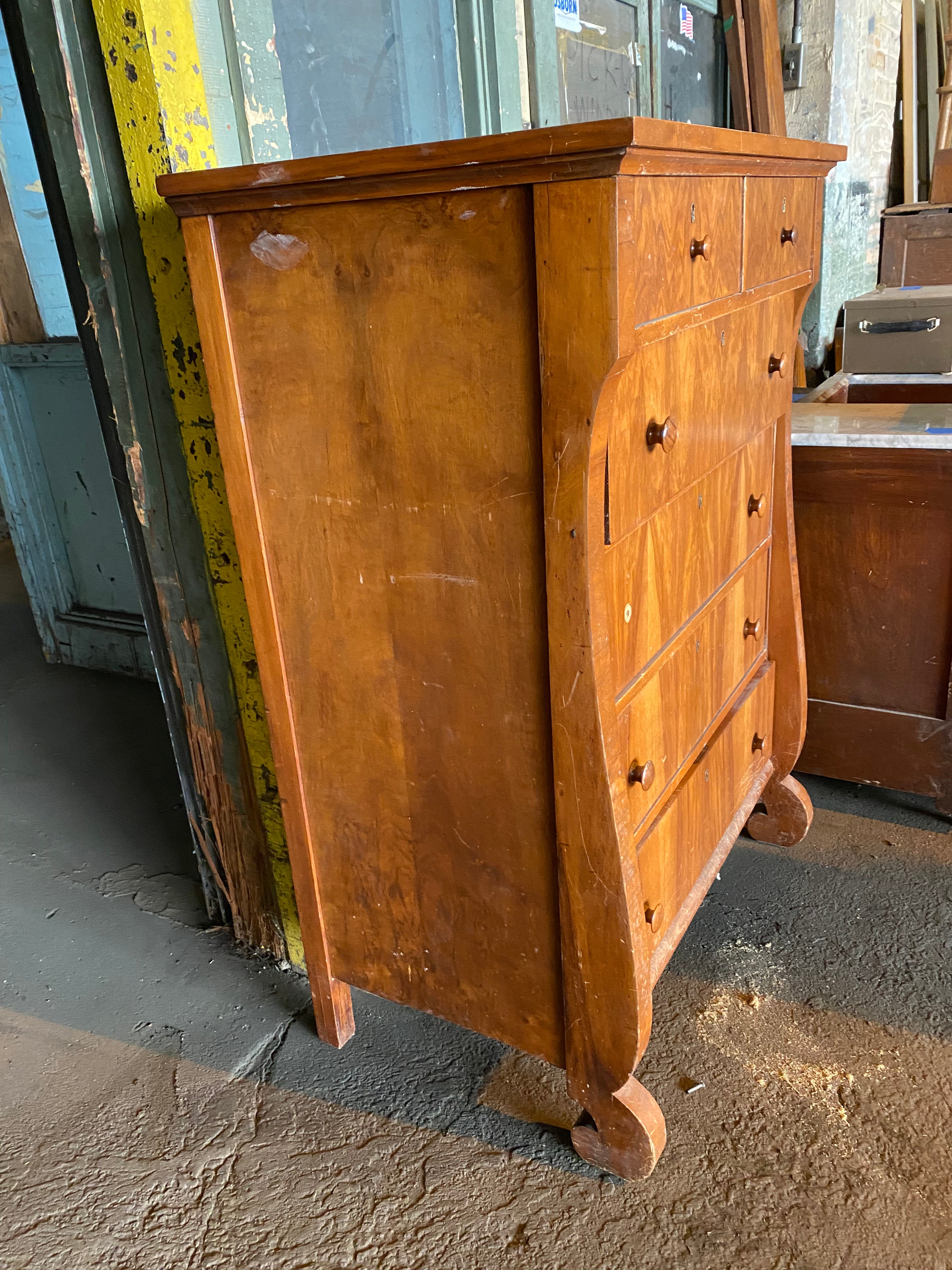 Dresser - looks like walnut.