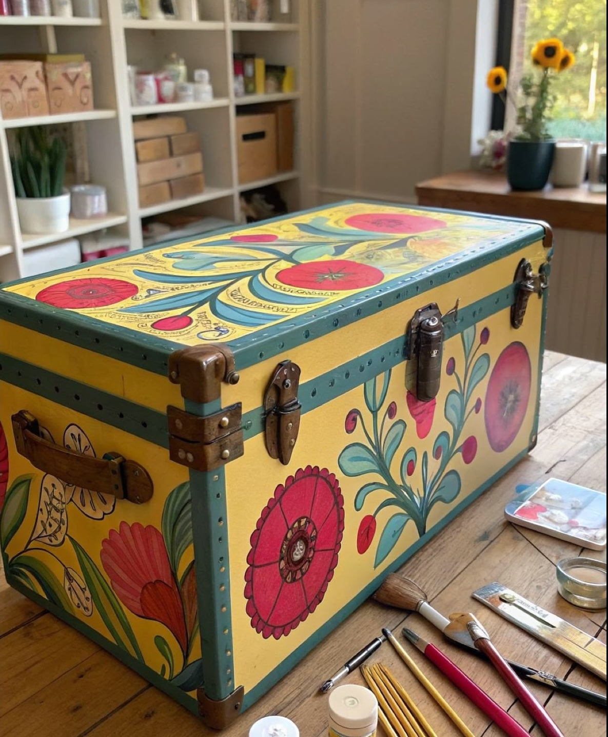 Folk It Up: A Salvaged Wood Painting Workshop with Eve Krejci
