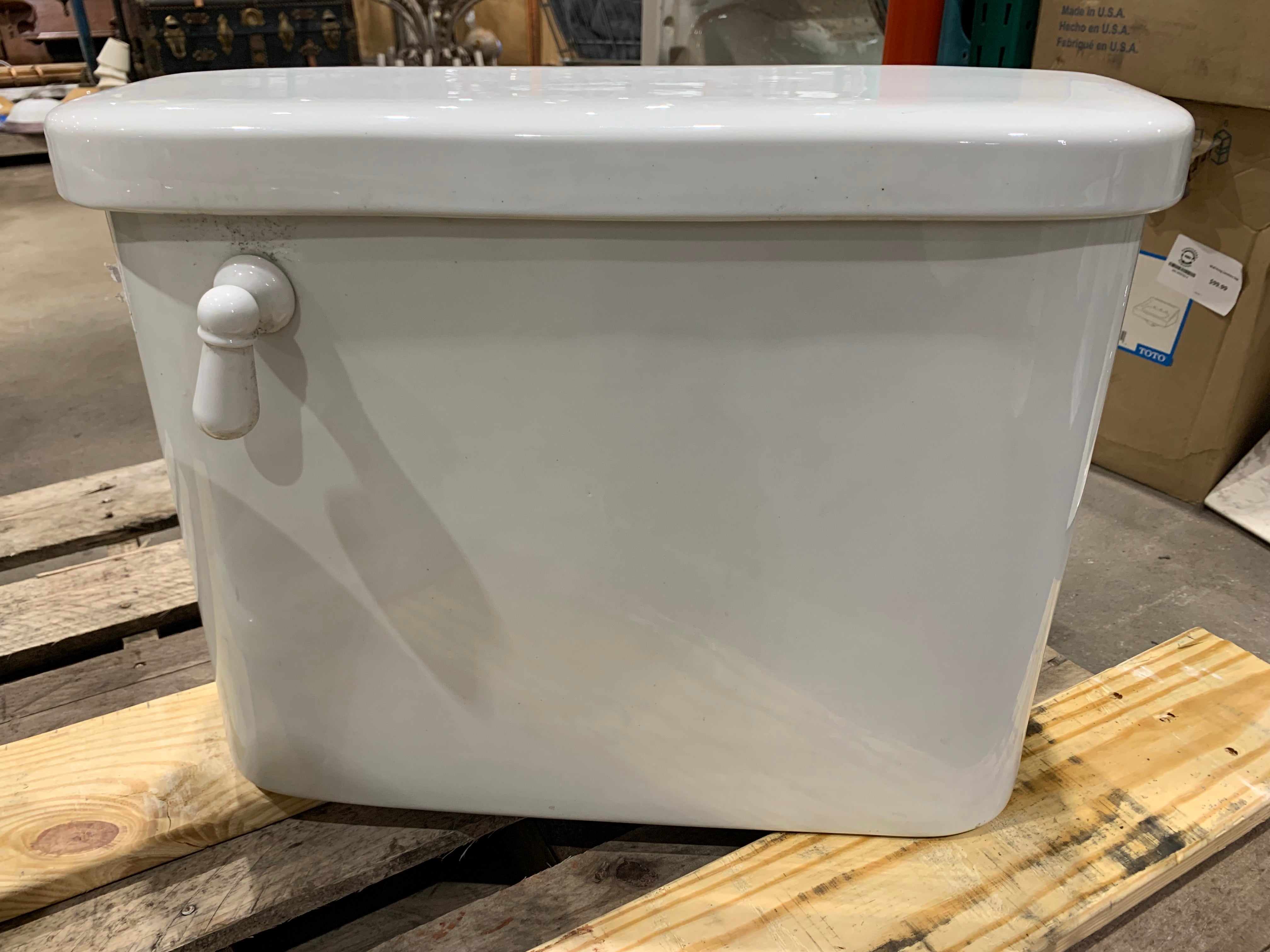 Vintage Antique Crane Illini Wall Mount Tank Toilet
