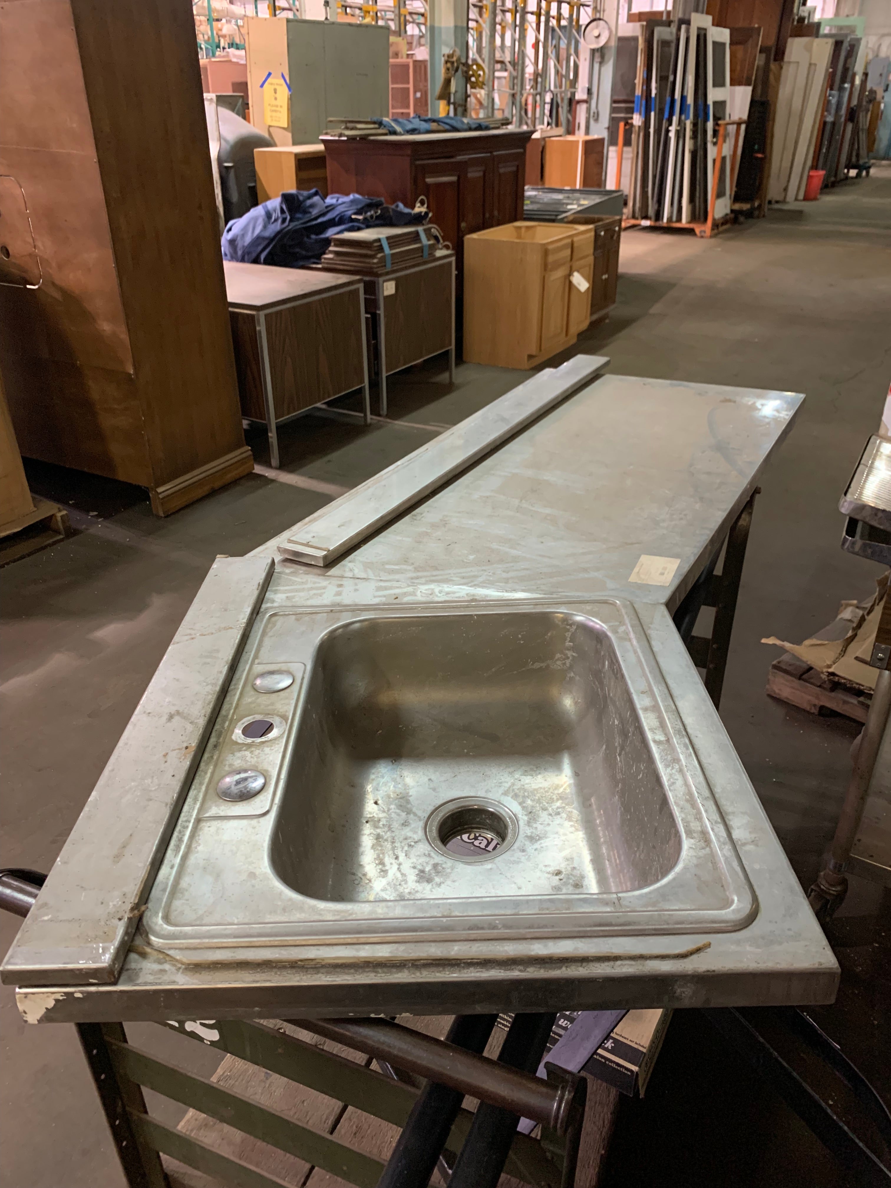 Stainless Steel Countertop with Drop in Sink