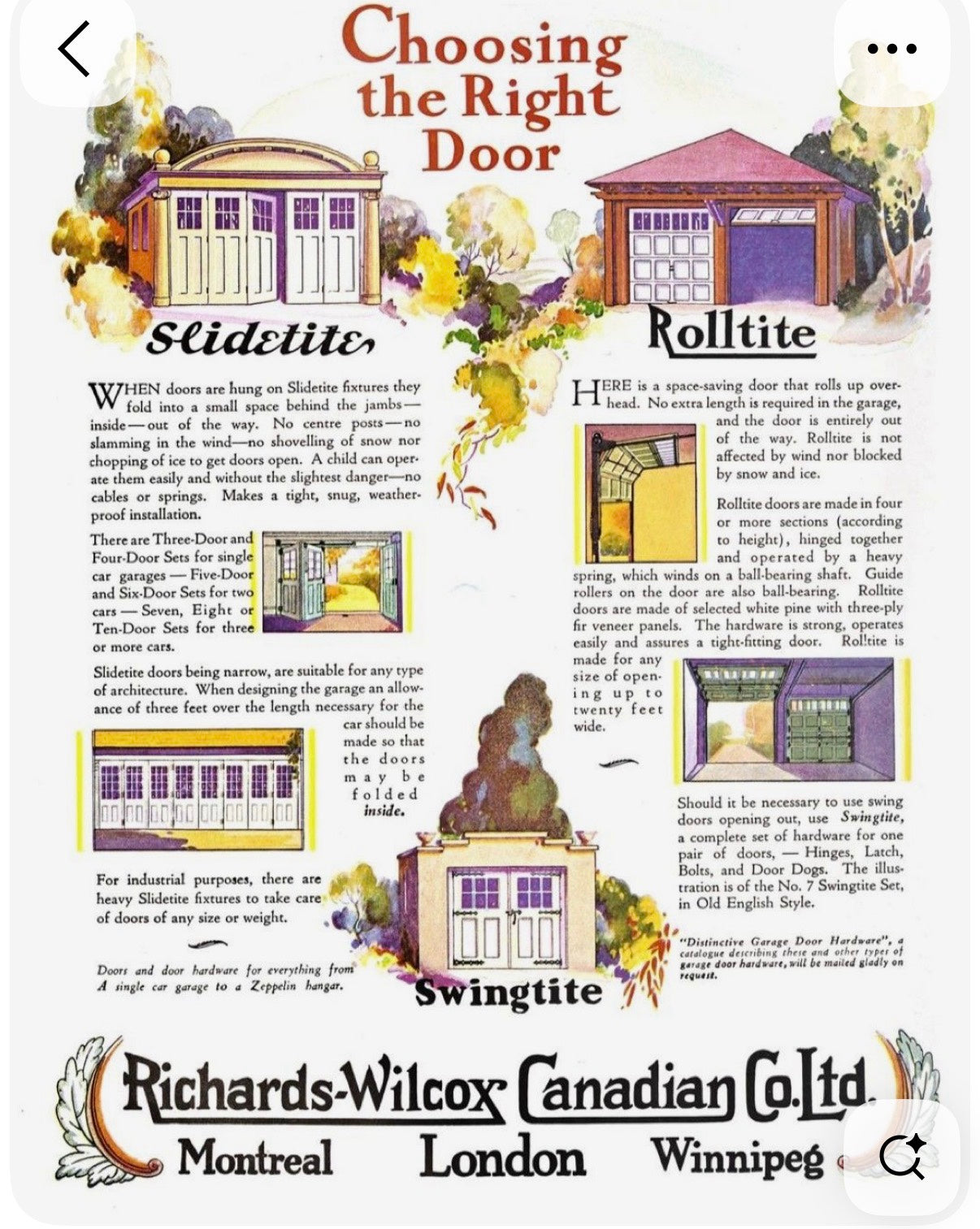 Richard's Wilcox Sidelite Set of Wooden Folding Garage Doors