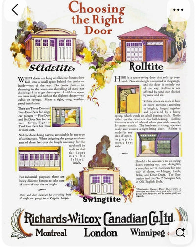 Richard's Wilcox Sidelite Set of Wooden Folding Garage Doors