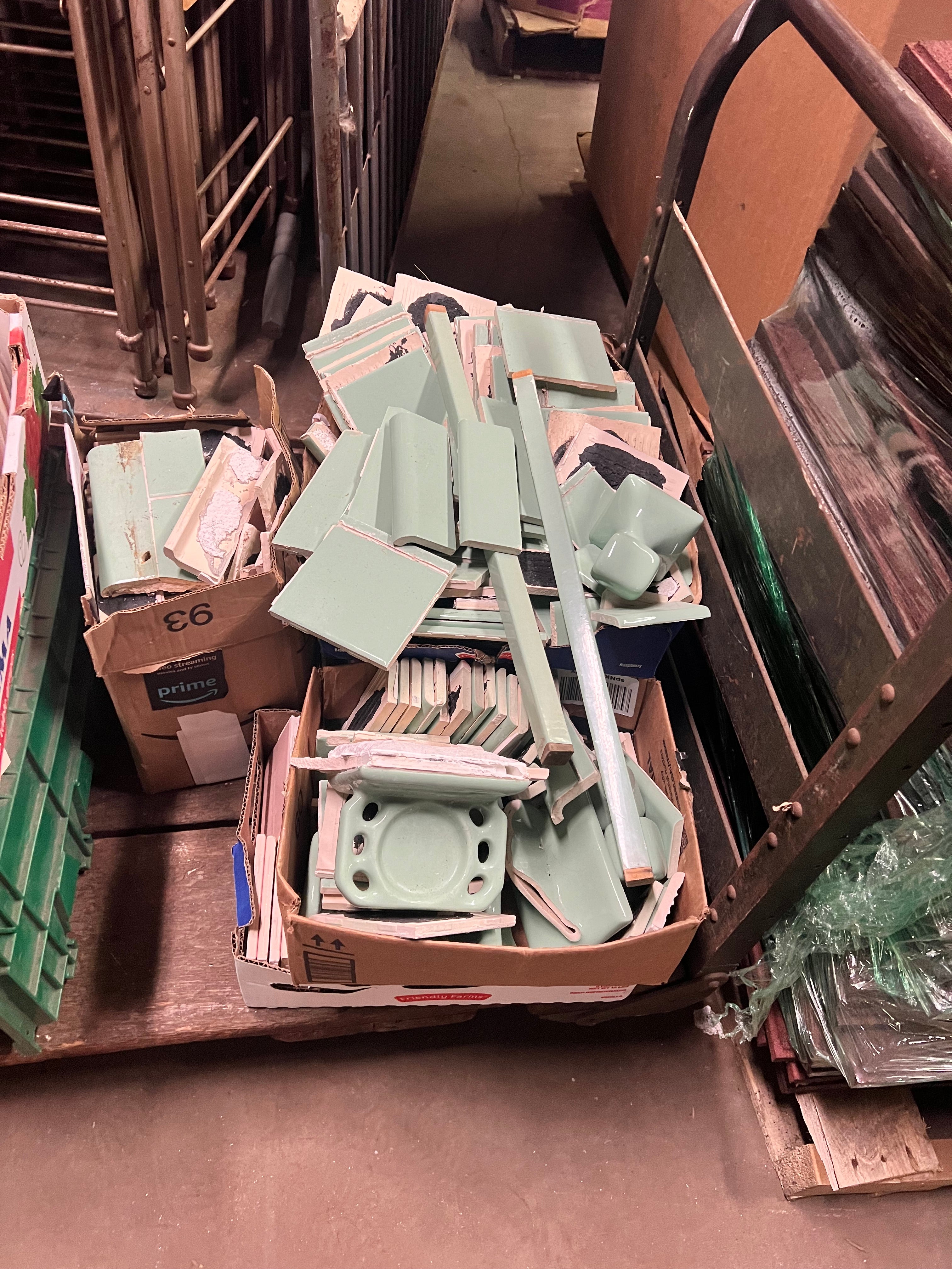 Lot of Green Tile