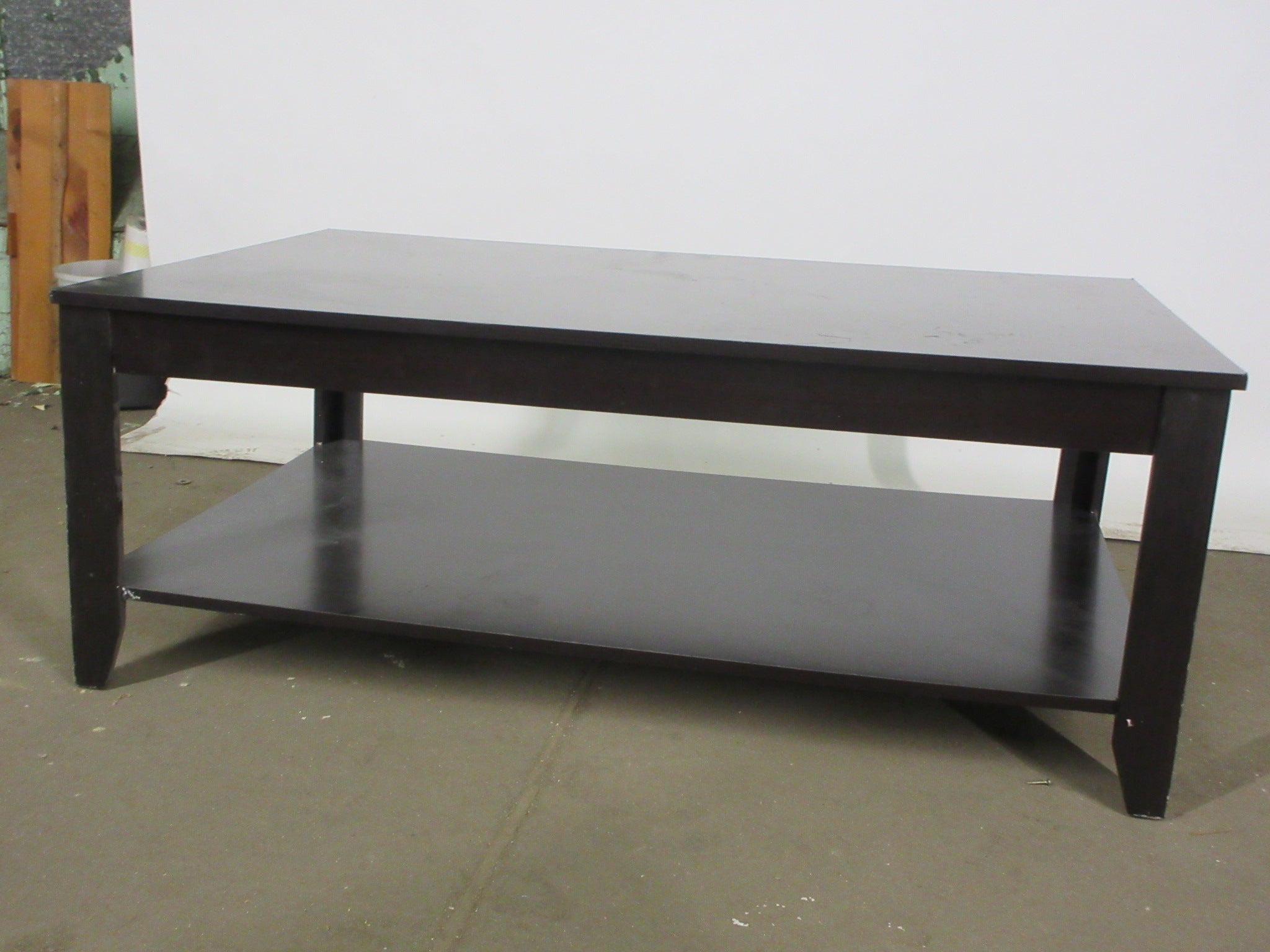 Coffee Table with Lower Shelf