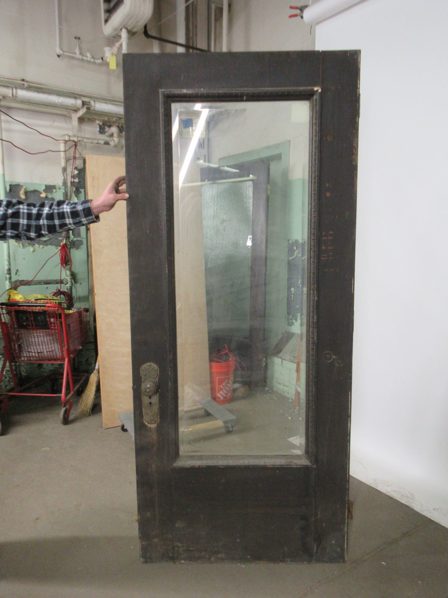 Beveled Glass Entry Door