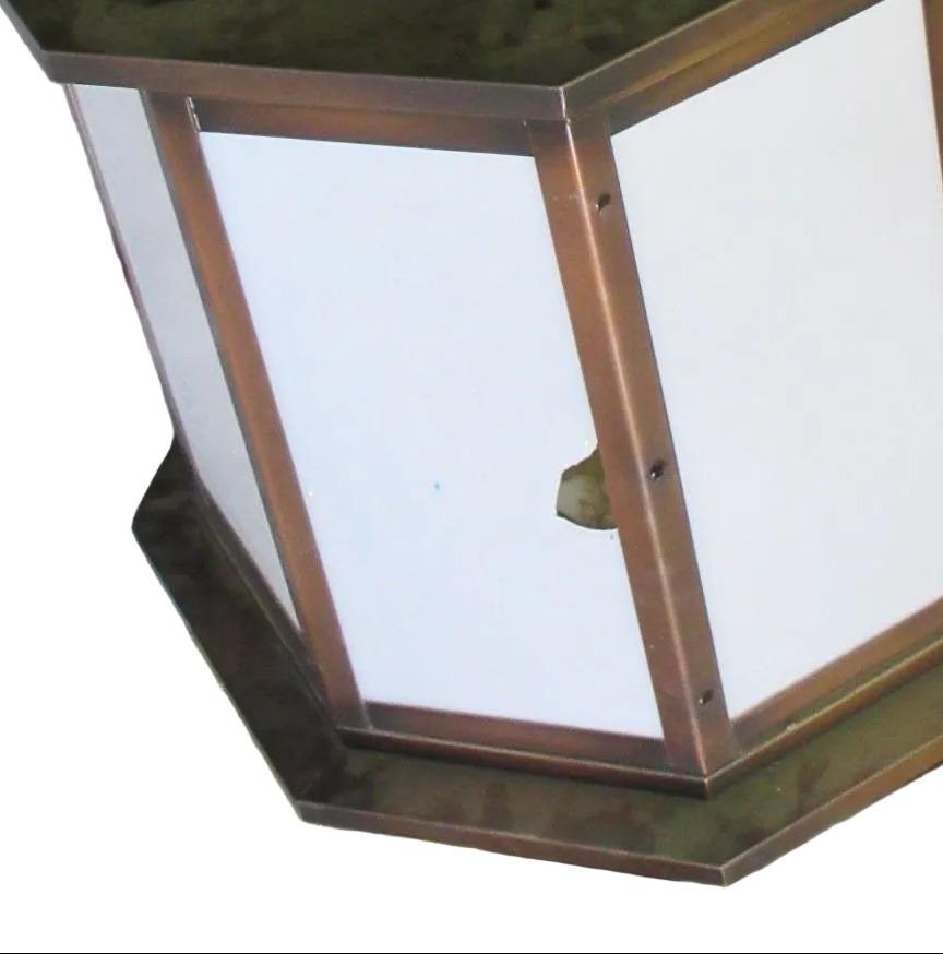 Salvaged Cleveland Playhouse Bronze Lantern Chandelier – 80" H