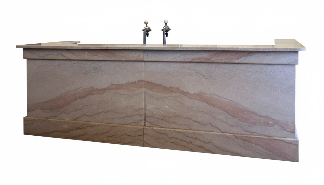 Vintage Knight Soda Fountain Counter w Virginia Marble Counter&