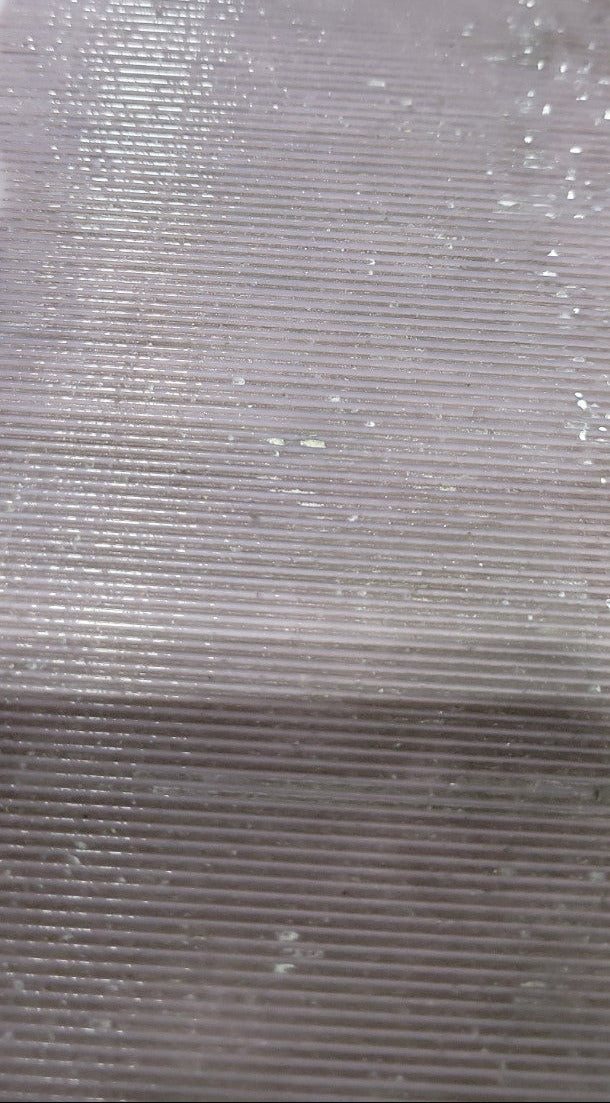 Lot of Vintage Vitrolite Glass Tiles – Mauve Pink with Floral & Smooth Finishes