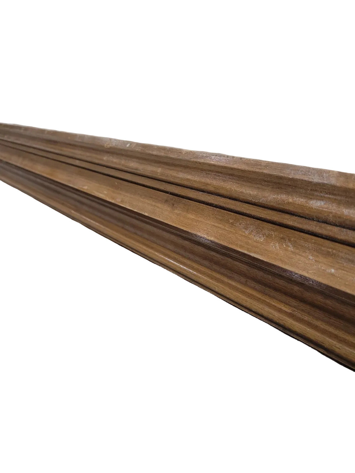 Vintage Wood Crown Moulding Lot – 2" x 3 ⅛" Profile (7 Pieces Total)
