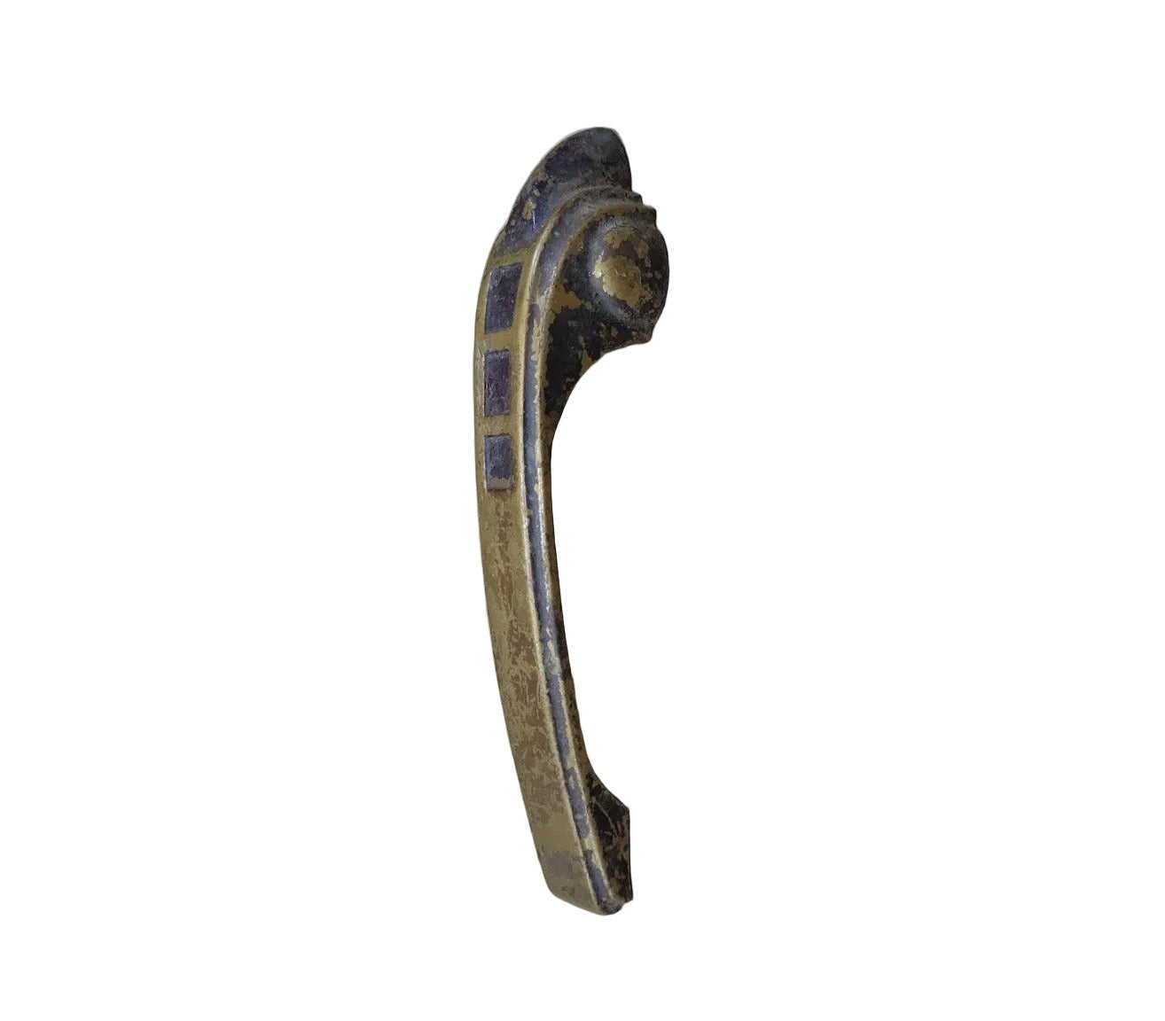 Antique Brass Cabinet / Drawer Pulls – Set of 8 (Decorative Metal Handles)
