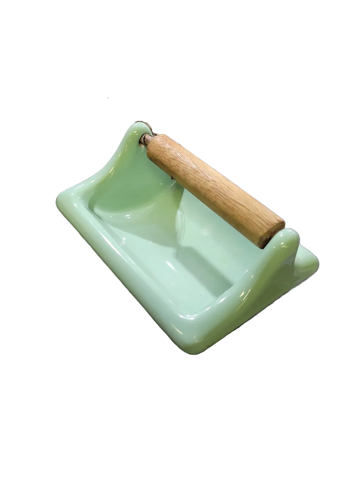 Vintage Mint Green Ceramic Toilet Paper Holder – N22 Seafoam Wall Mount