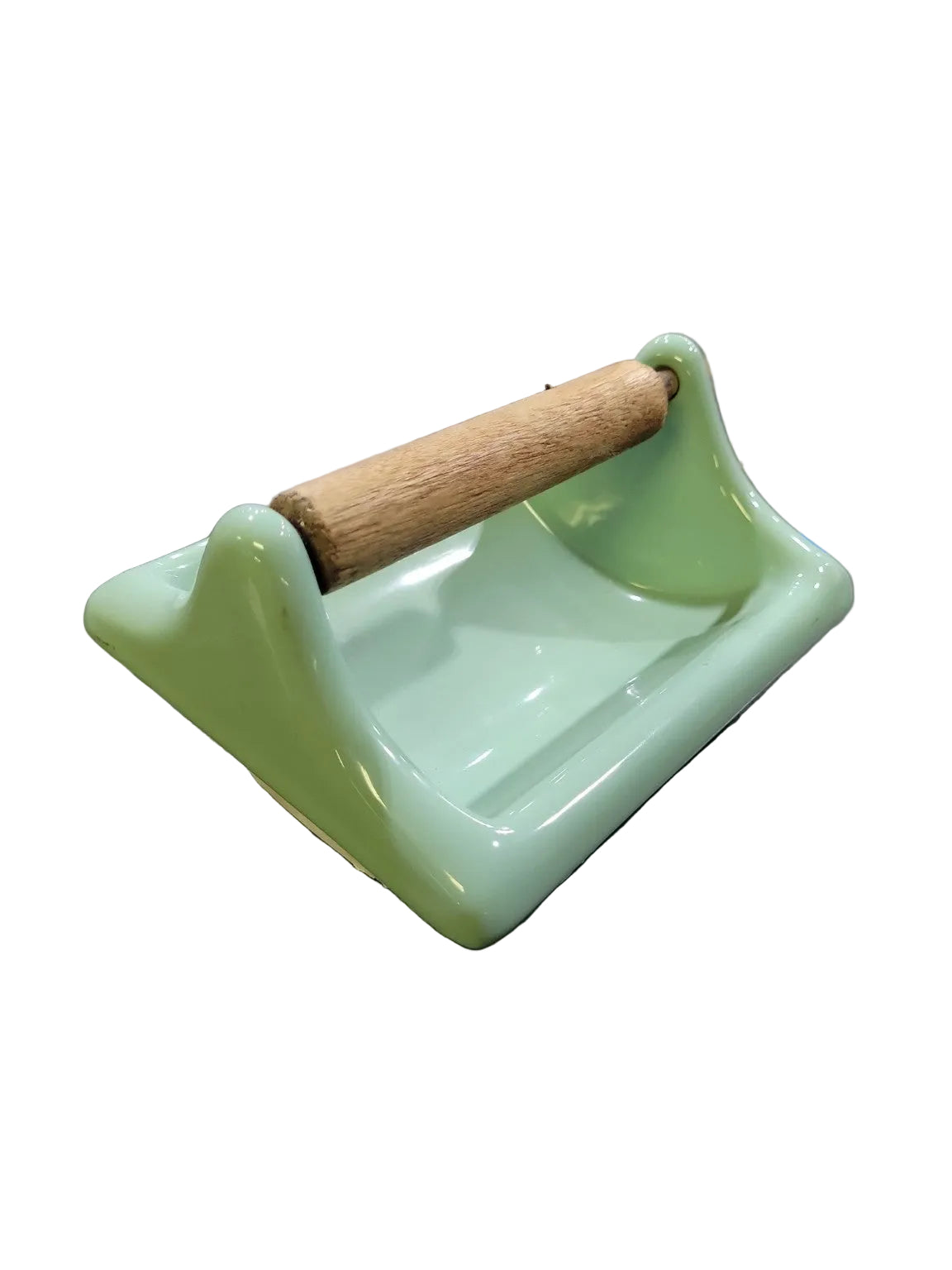 Vintage Mint Green Ceramic Toilet Paper Holder – N22 Seafoam Wall Mount
