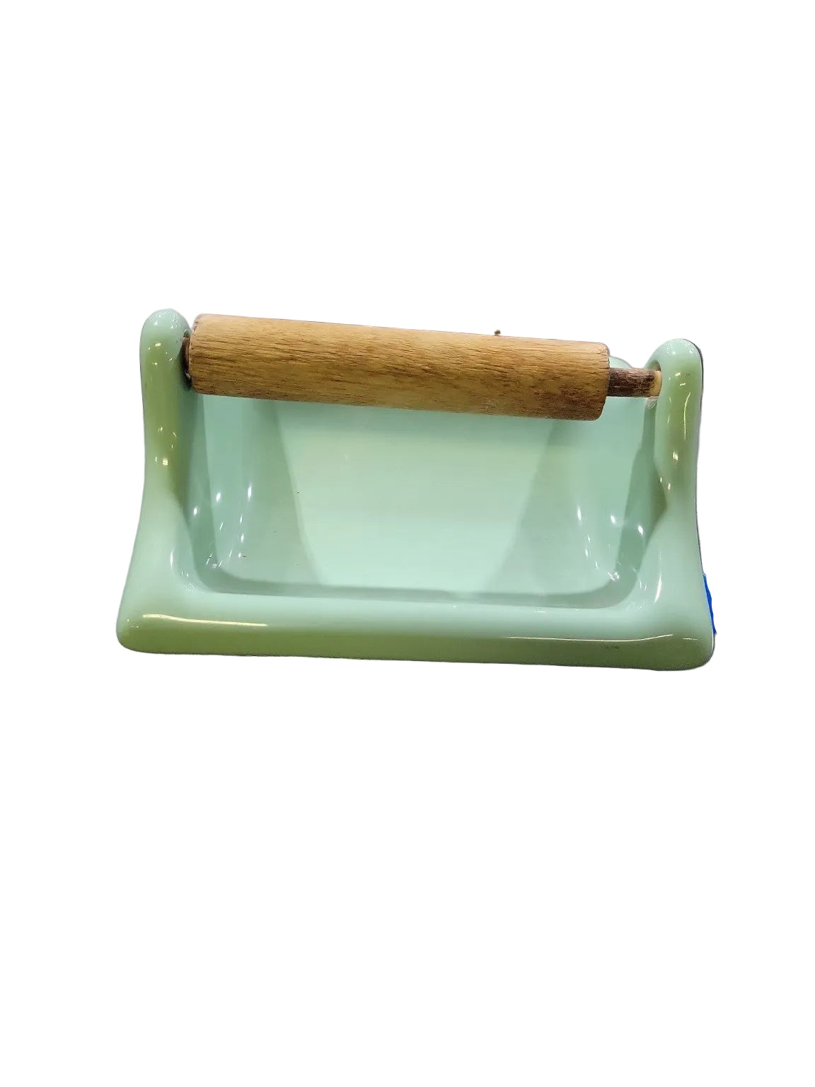 Vintage Mint Green Ceramic Toilet Paper Holder – N22 Seafoam Wall Mount
