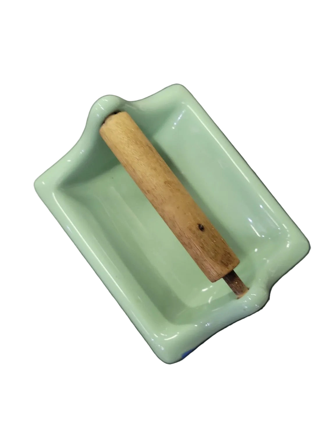 Vintage Mint Green Ceramic Toilet Paper Holder – N22 Seafoam Wall Mount
