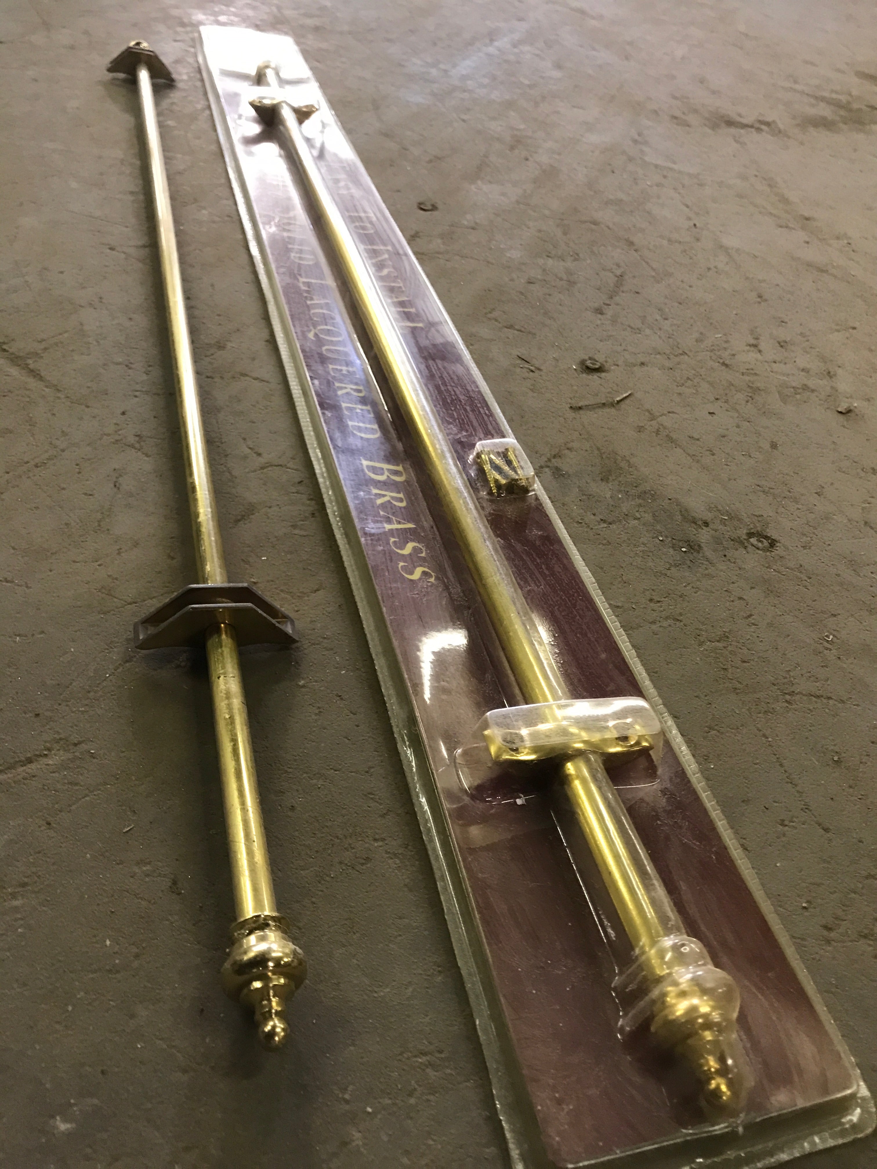 Lot of Brass Stair Rods 12 count