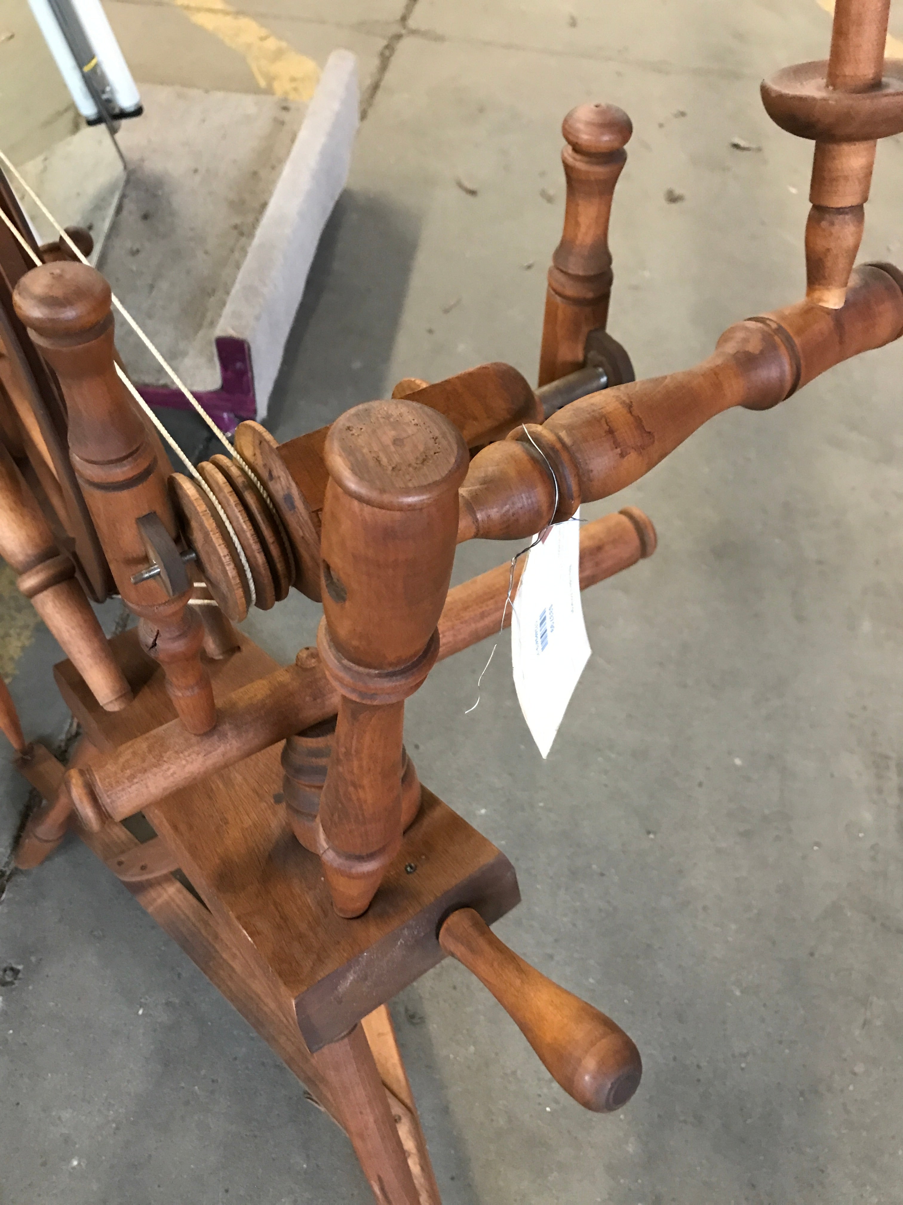 Wooden Spinning Wheel