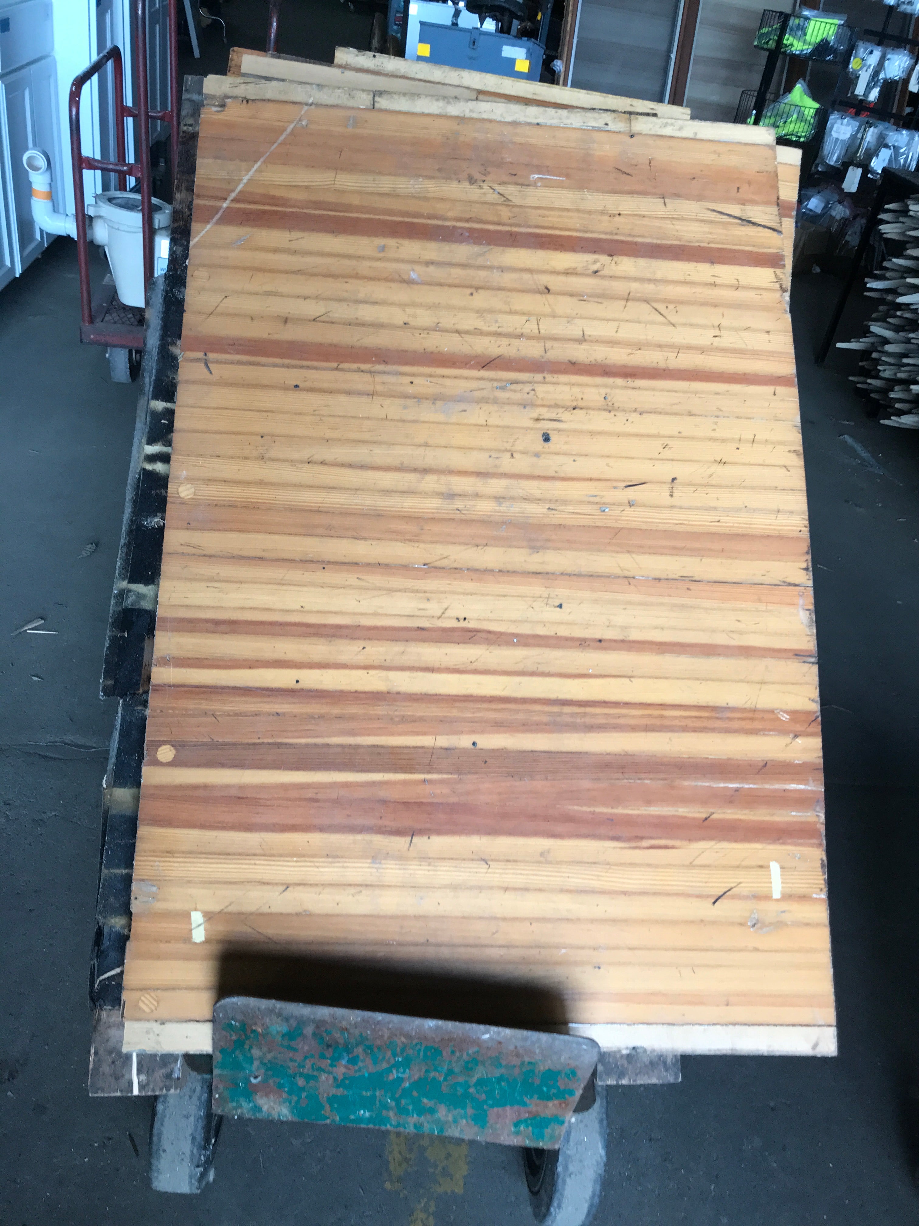 Bowling Alley Floor Remnant
