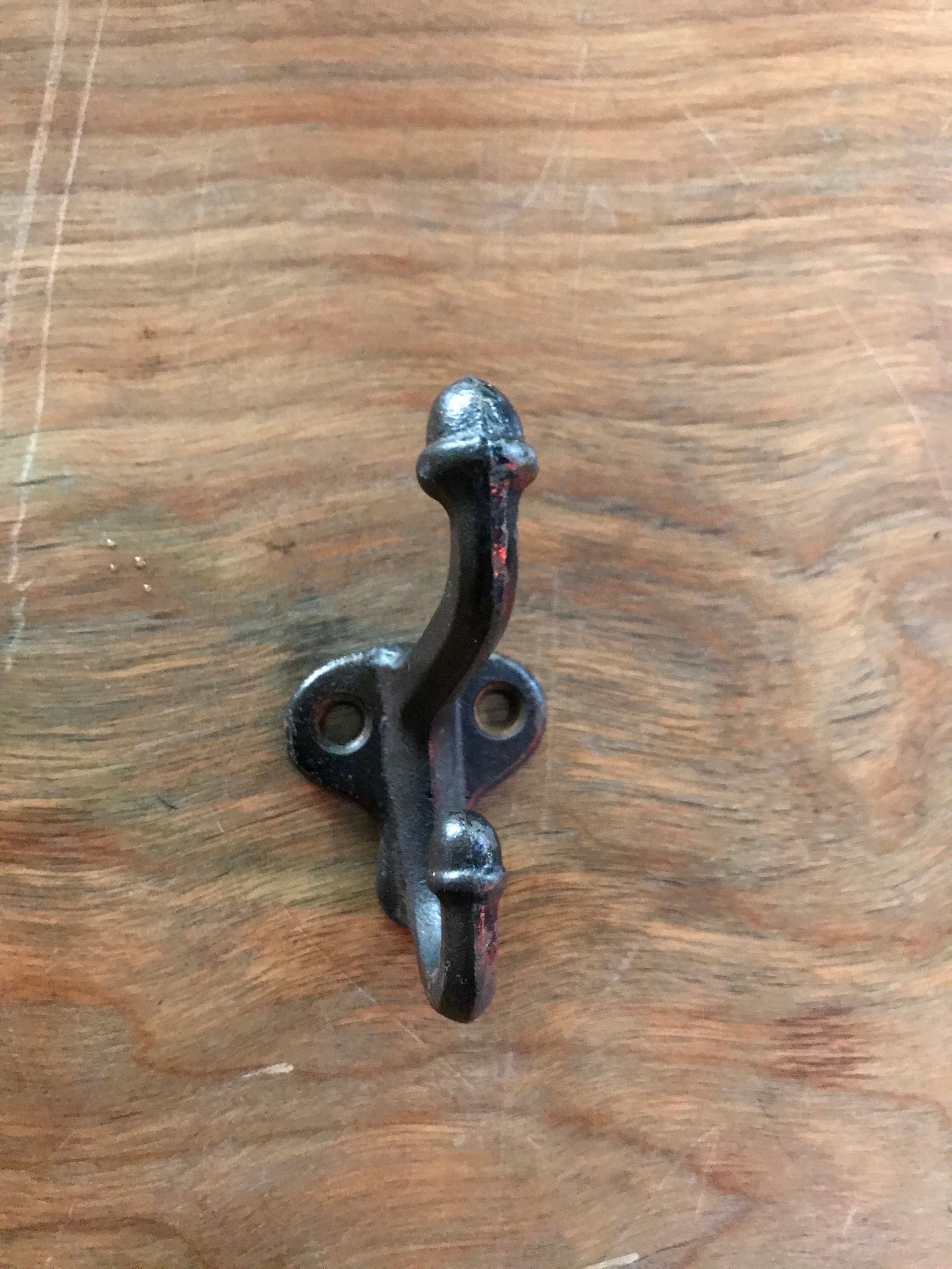 Vintage Acorn Coat Hook (Cast Iron)
