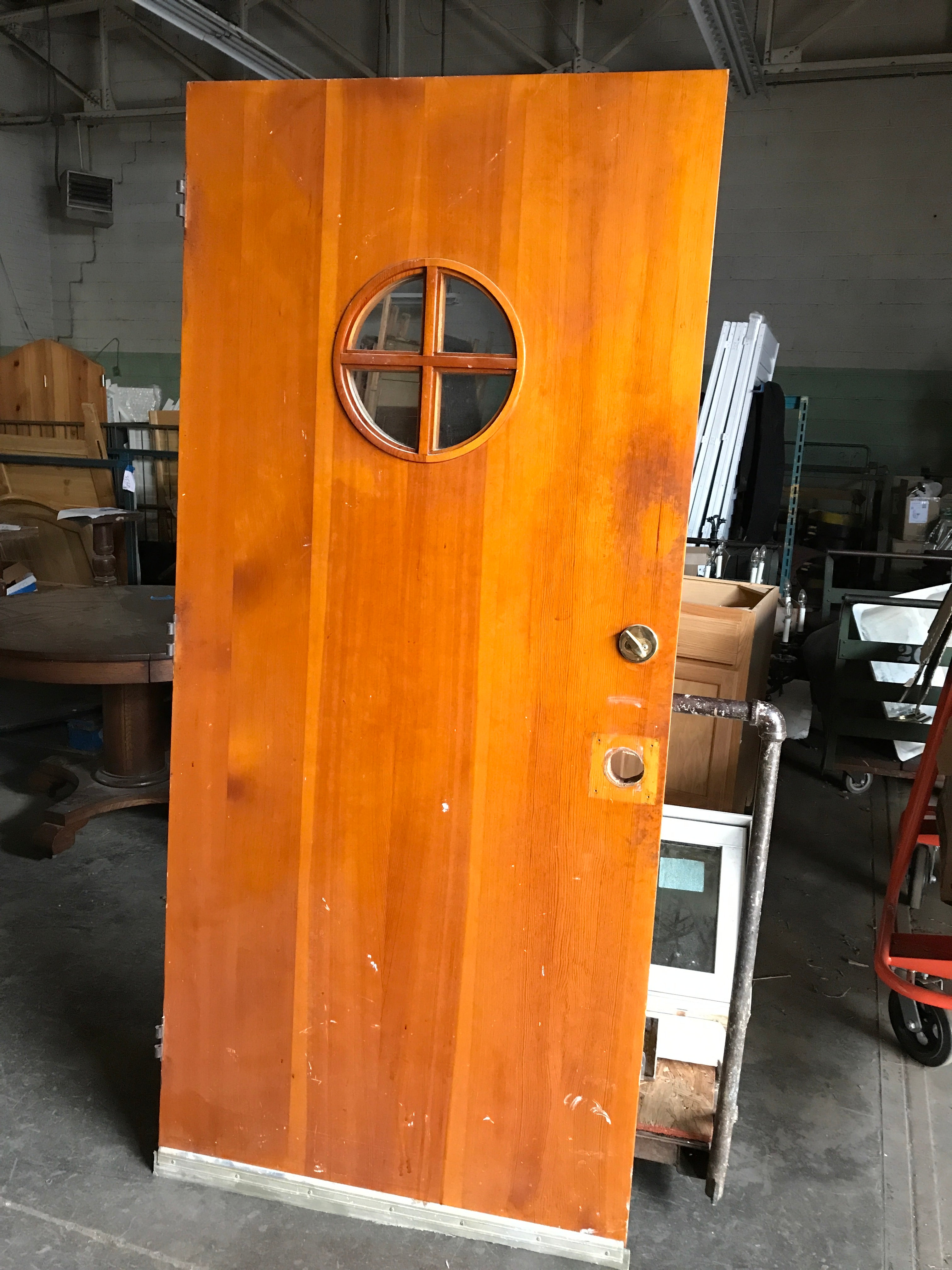 Front Door round 4 light Window