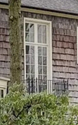 Vintage Wood French Doors with Matching Transom – 10-Lite Glass Panels