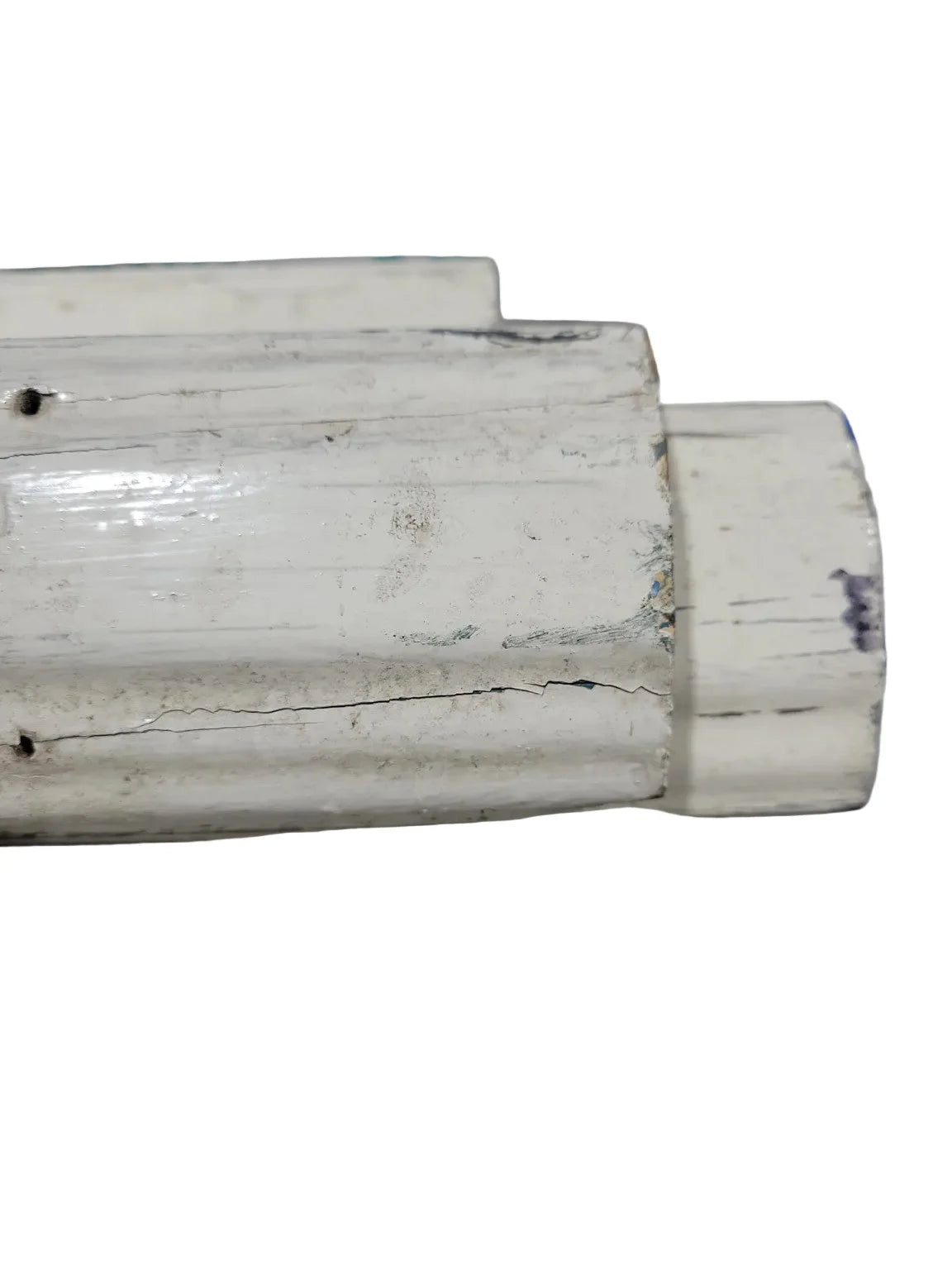 Reclaimed Painted Colonial Chair Rail Trim - 5 Pieces at 48 Inches Each
