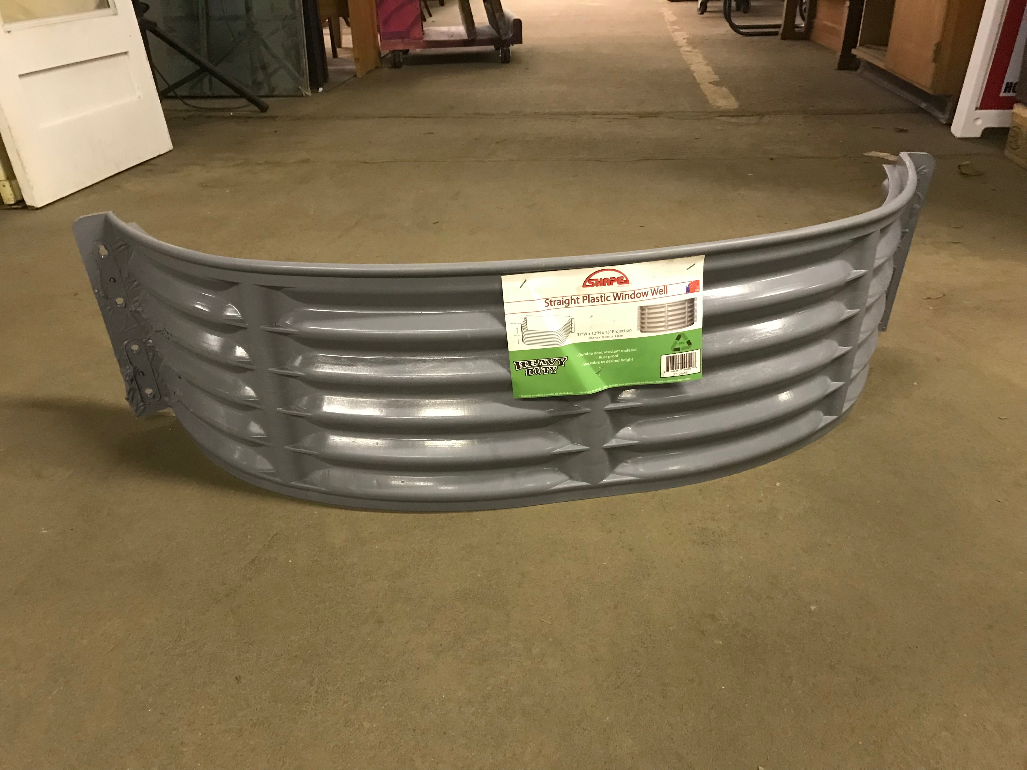 Straight Plastic Window Well
